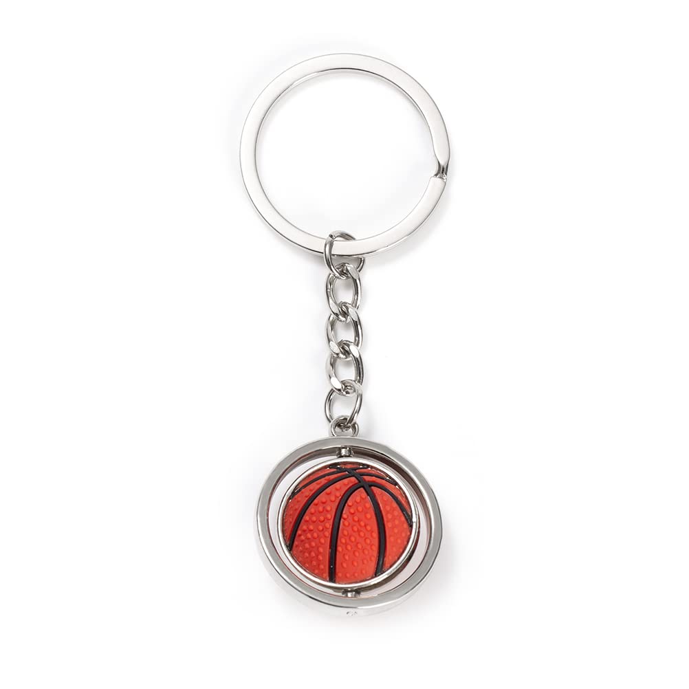 3-Piece Rugby Ball Keychain Set - Metal Sports Keychain for Boys, Soccer Gifts, Father's Day Present - Perfect for Backpacks, Gym Bags & Sports Fans Accessories