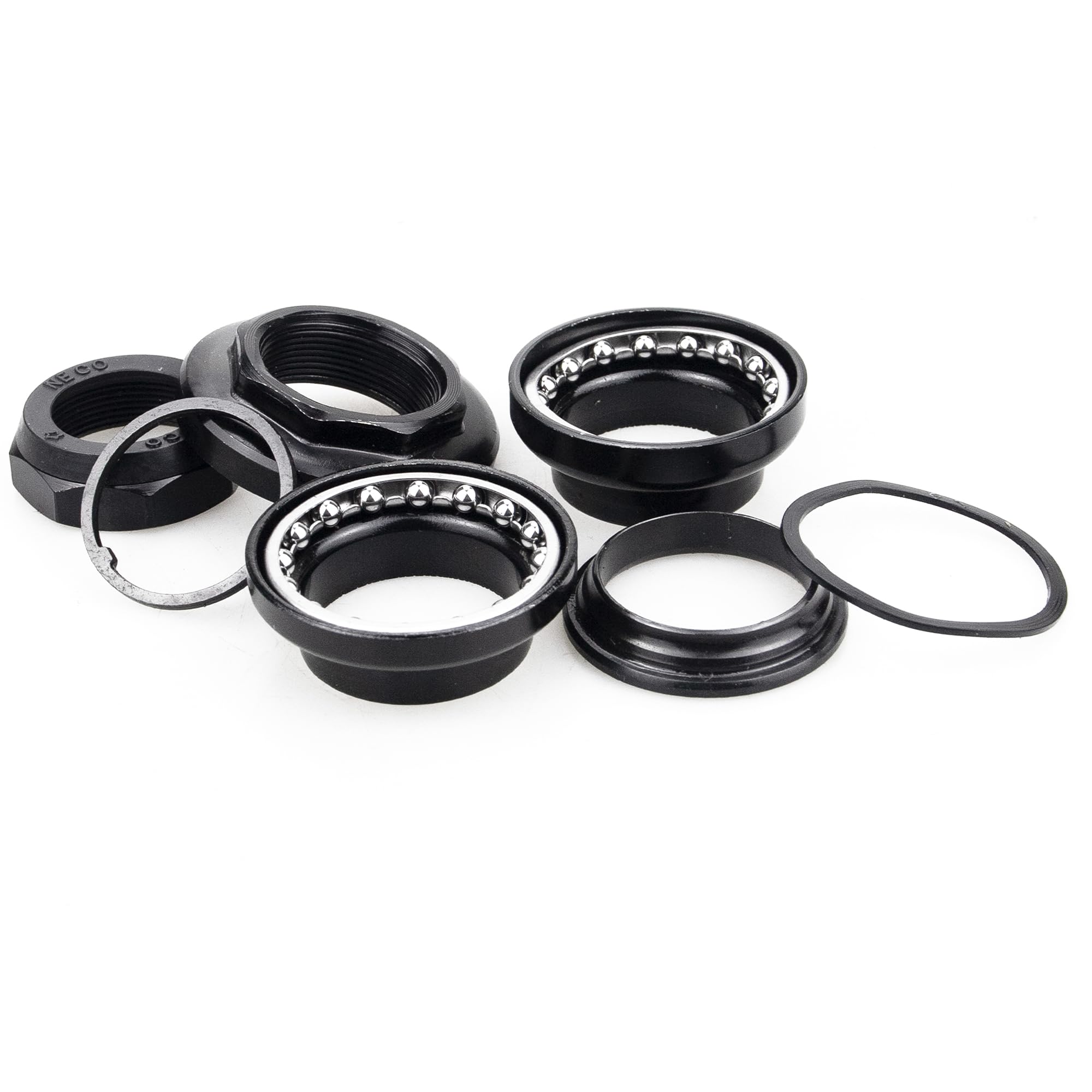 25.4mm/28.6mm External Cup Threaded Headset for 30mm/34mm Head Tube - Lightweight Bicycle Headset - Perfect for Road Bikes, Mountain Bikes & BMX Upgrades