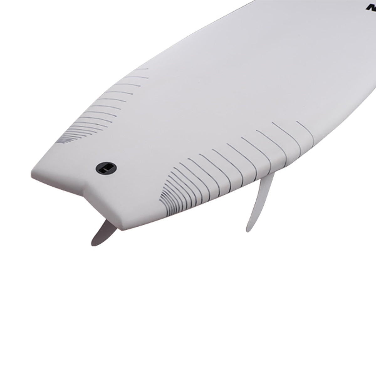 NSP Protech Fish 6'4 Surfboard - White Tint FTU Design for Performance Surfing | Perfect for Small to Medium Waves & Beach Adventures