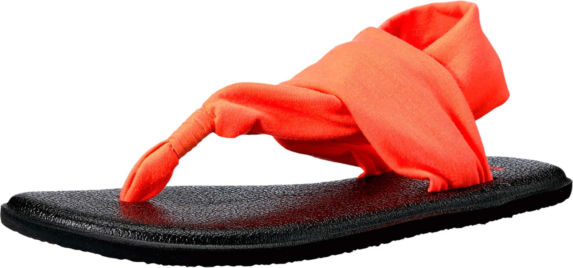 Sanuk Kids Girl's Yoga Sling Burst Sandals - Comfortable & Lightweight for Little/Big Kid - Perfect for Beach, Pool & Summer Outdoor Activities