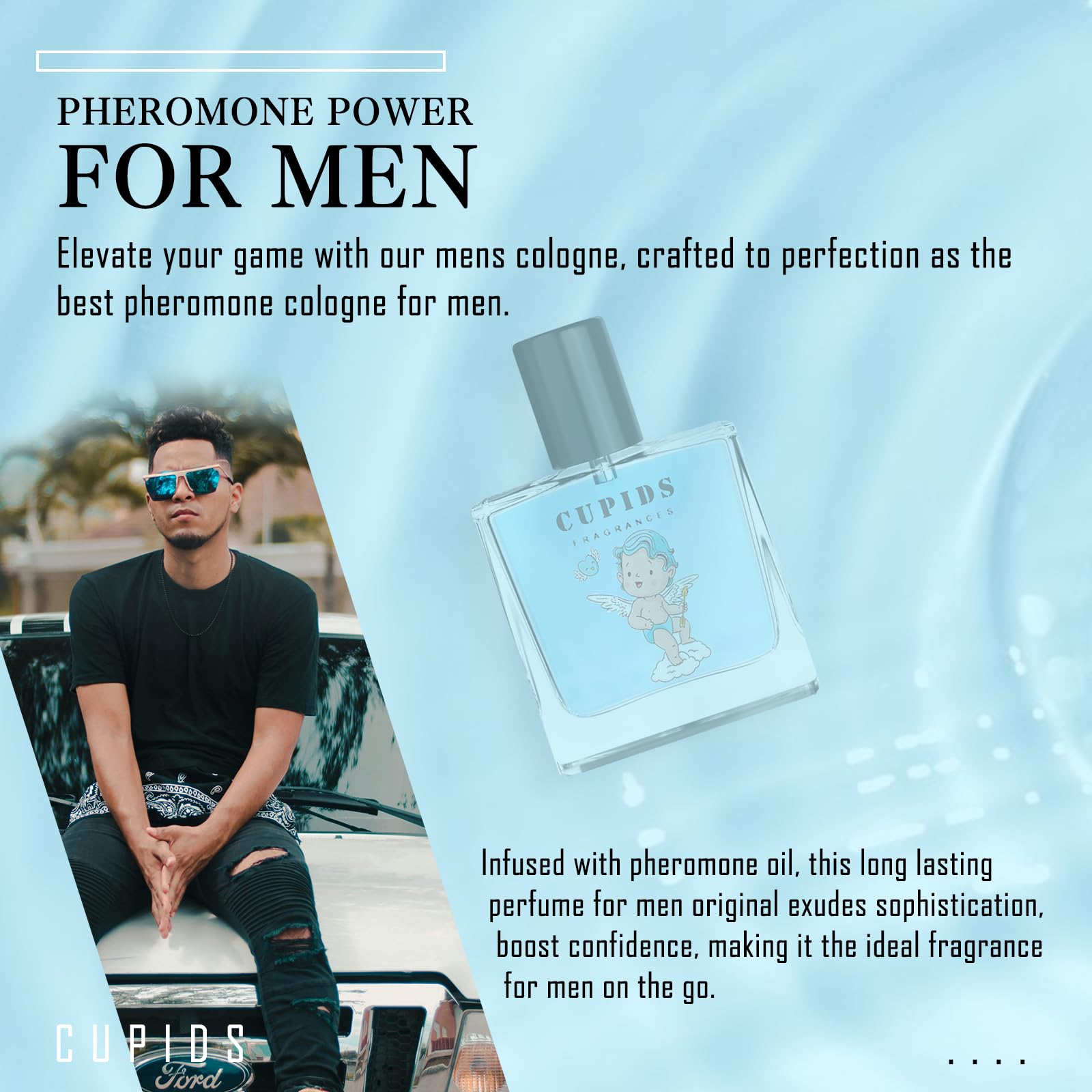 Cupid's Hypnosis 2.0 Pheromone Cologne for Men - Attract & Seduce with Long-Lasting Fragrance (1pc) | Perfect for Dates, Night Out & Special Occasions