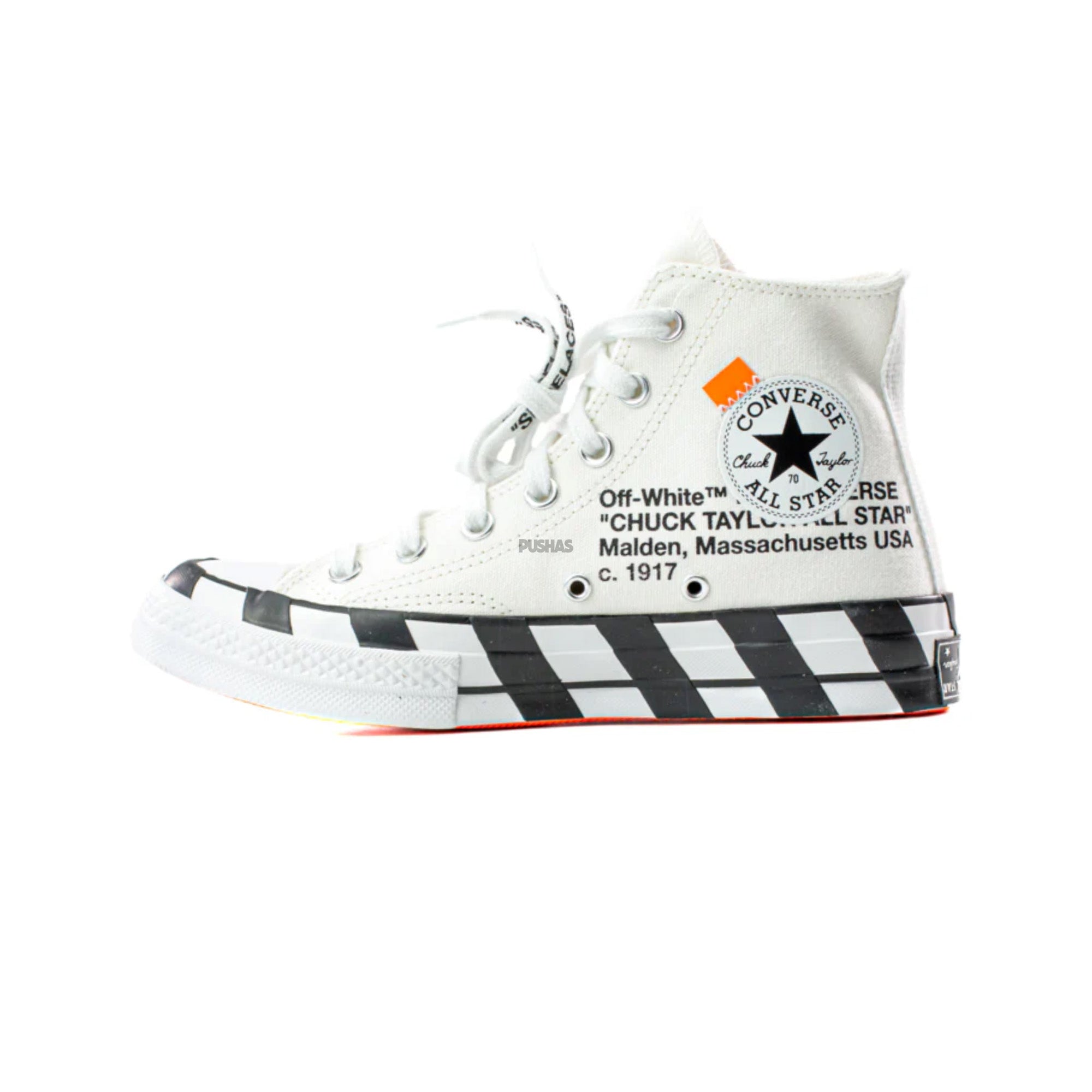 Chuck Taylor All Star Hi 70 Sneakers - Off White Canvas High Top Shoes for Men & Women | Vintage Style Casual Wear, Street Fashion, Skateboarding