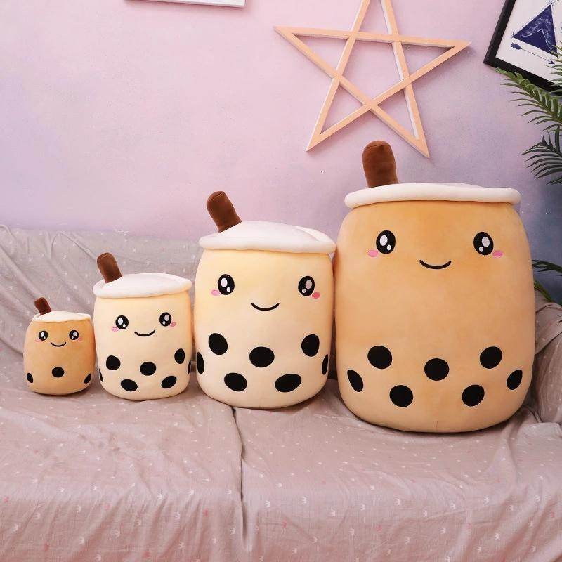 Boba Buddies Bubble Tea Plush Toy - Cute Kawaii Boba Drink Stuffed Animal for Kids & Adults - Perfect for Anime Lovers, Room Decor, and Bubble Tea Enthusiasts