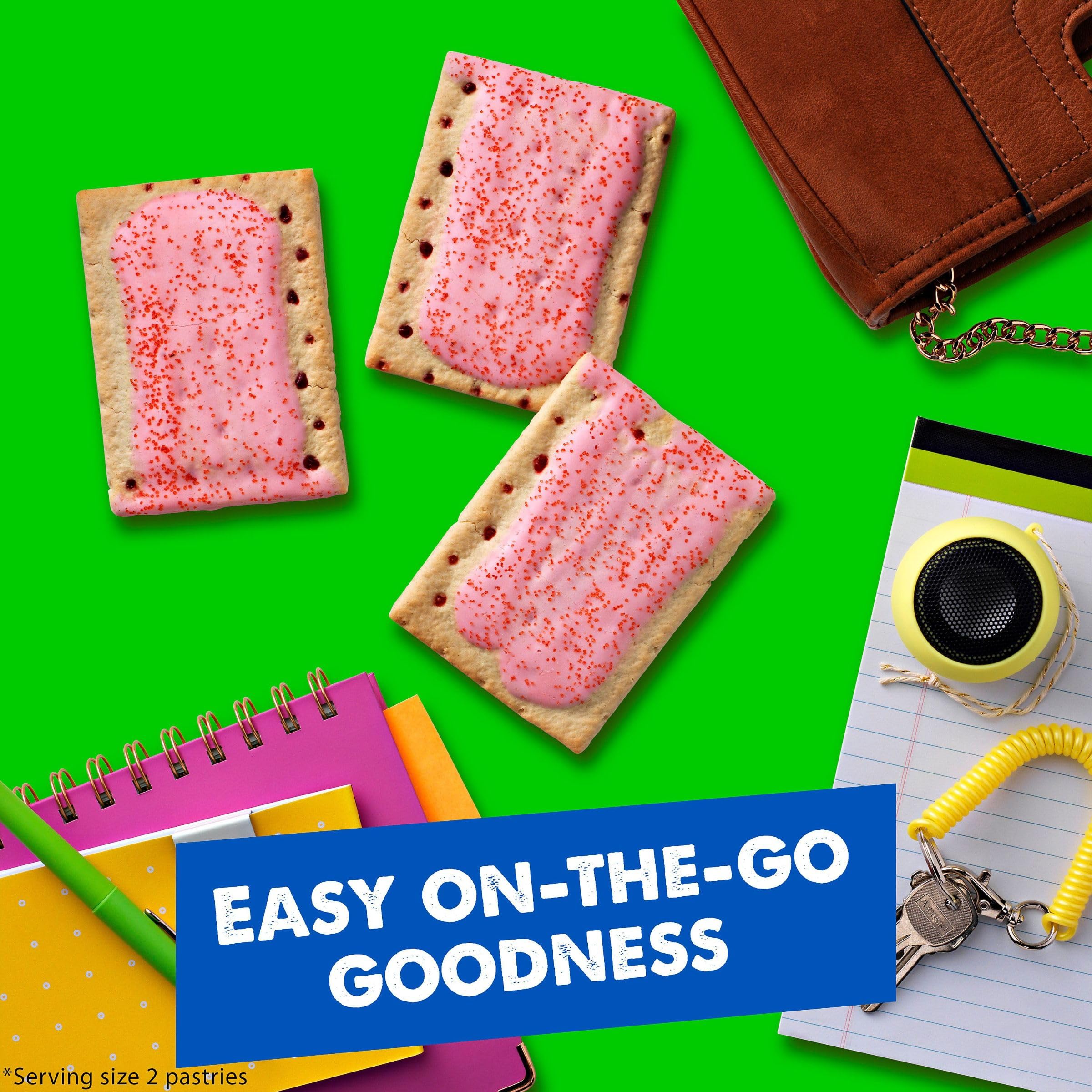Pop-Tarts Frosted Cherry Toaster Pastries - 13.5oz Box (8 Count) | Breakfast Food, Kids Snacks, Quick Breakfast Idea for Busy Mornings & School Lunches