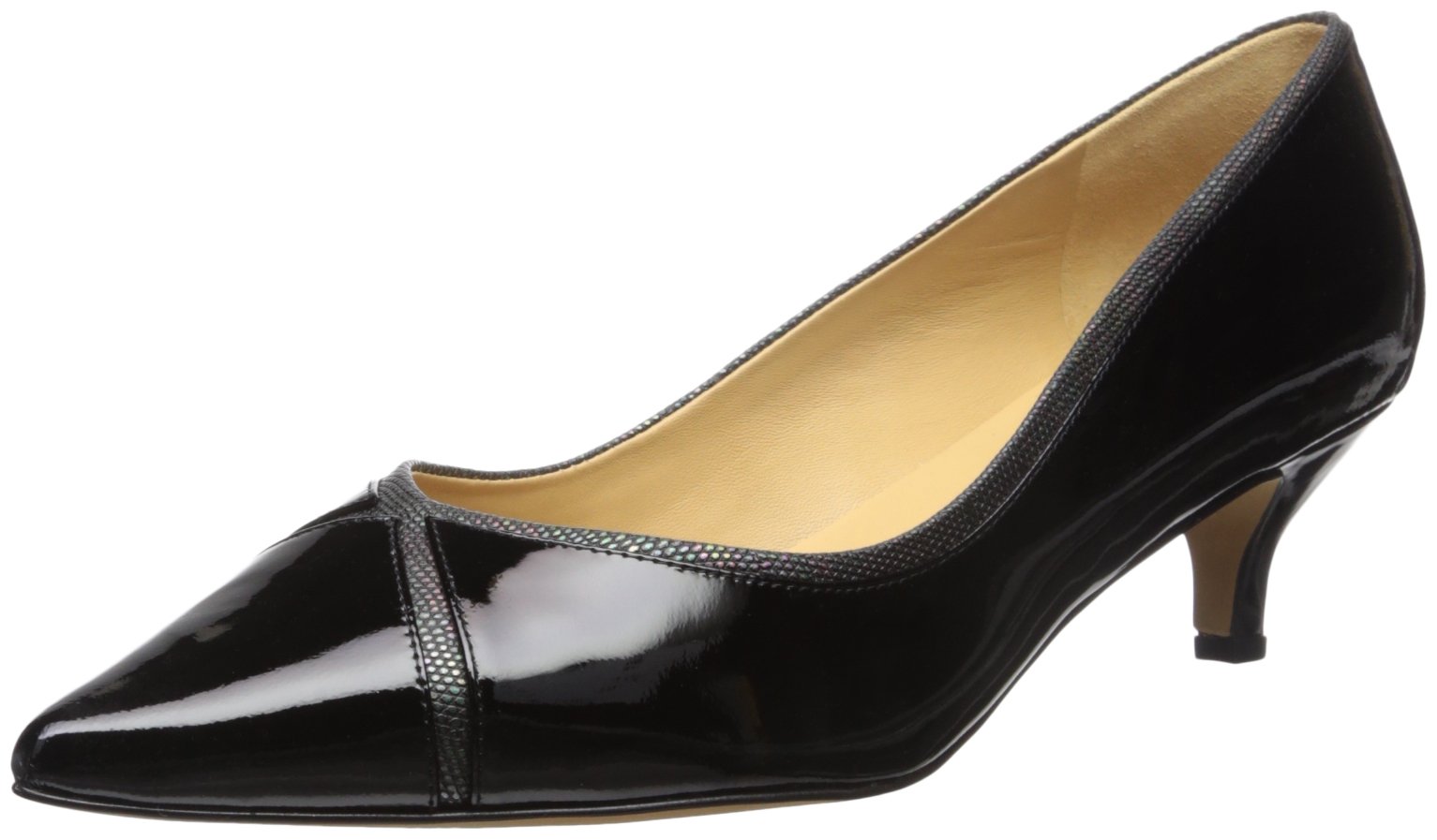 Trotters Women's Kelsey Dress Pump - Comfortable Low Heel Pumps for Work, Office & Formal Occasions | Professional Business Shoes for Women | Slip-Resistant & Cushioned Insoles