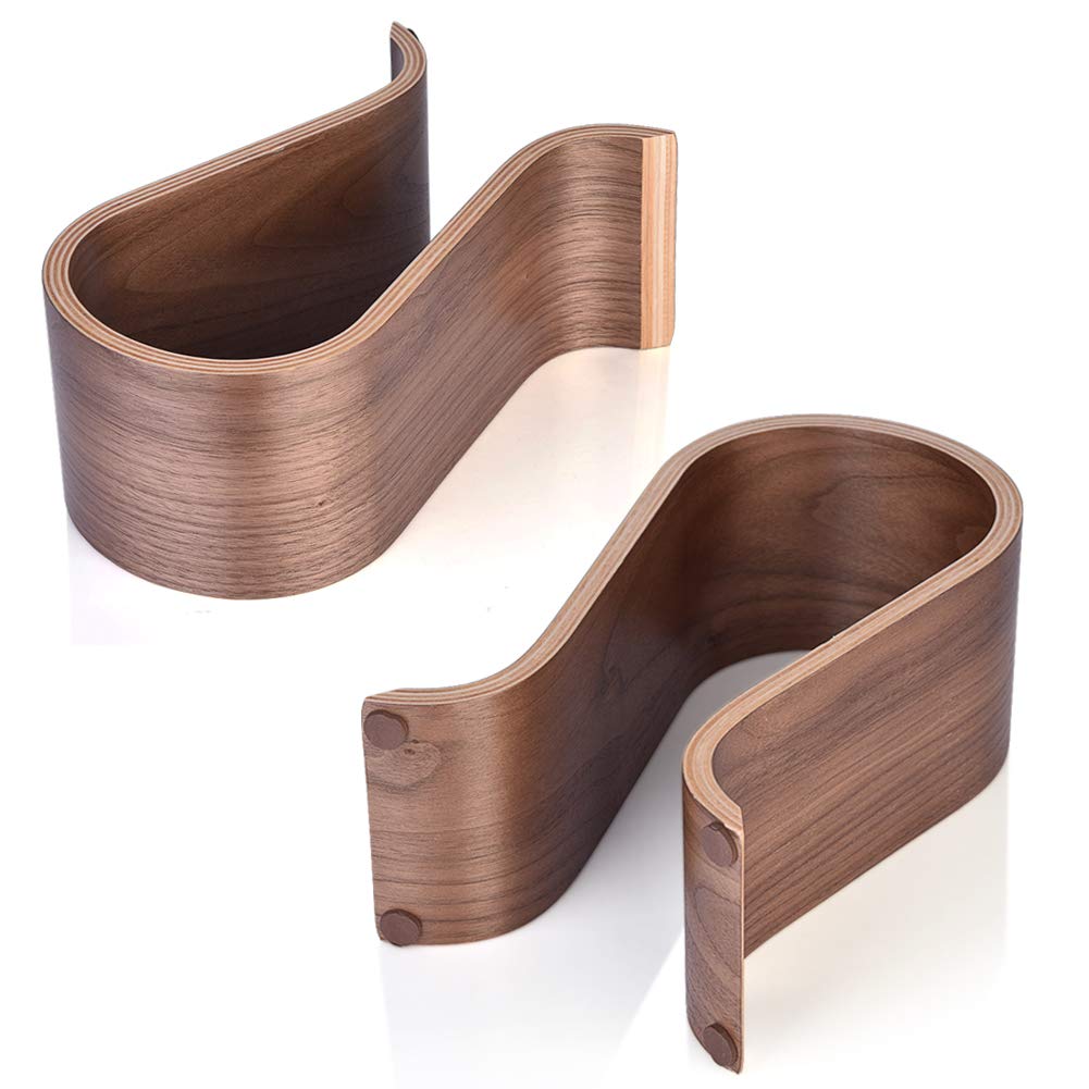 Wooden U-Shaped Headphone Stand Holder - Desk Display Shelf & Hanger for Gaming Headsets, Office, Studio (Perfect for Gamers, Professionals & Music Lovers)