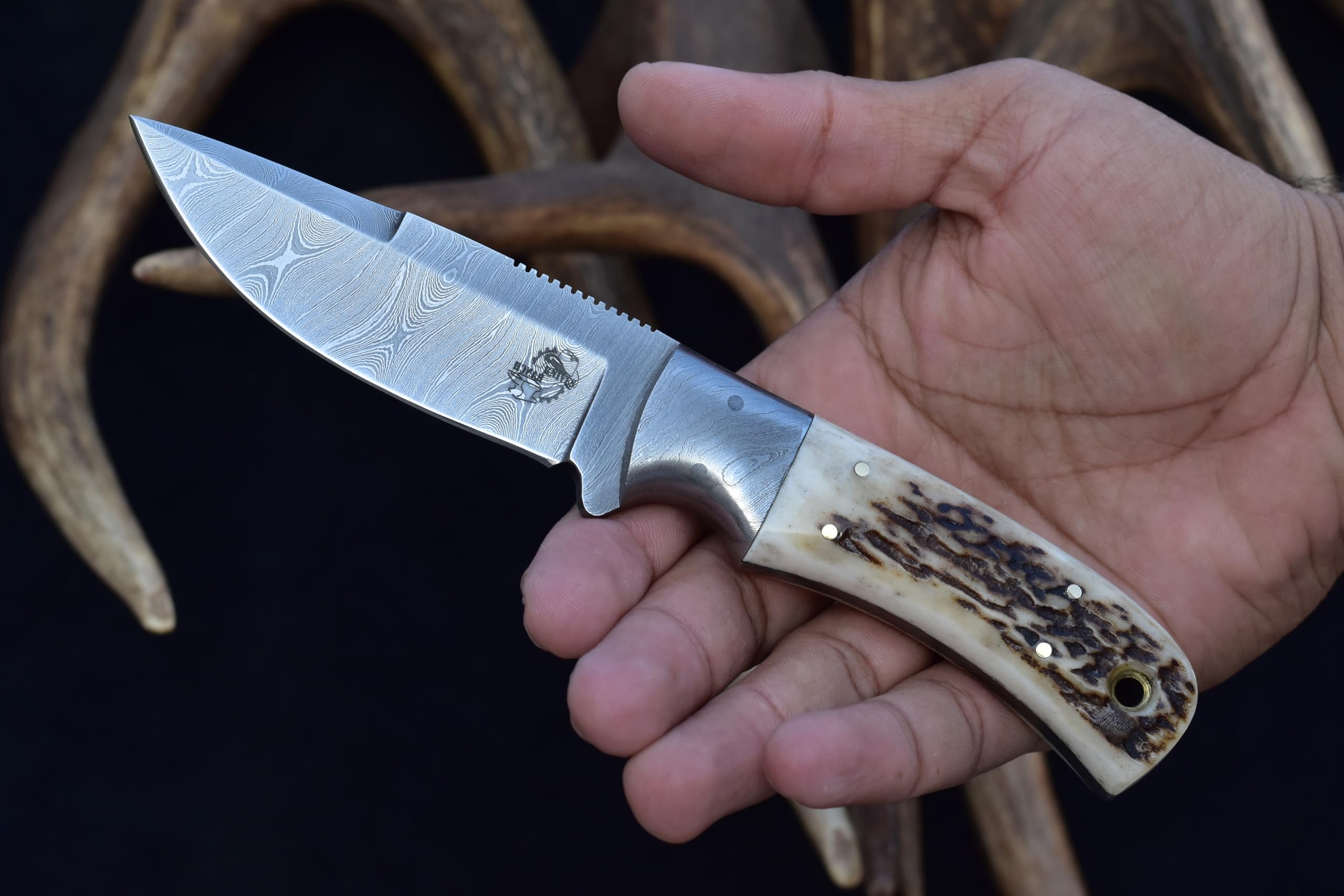 Handmade Damascus Steel Knife 7.5