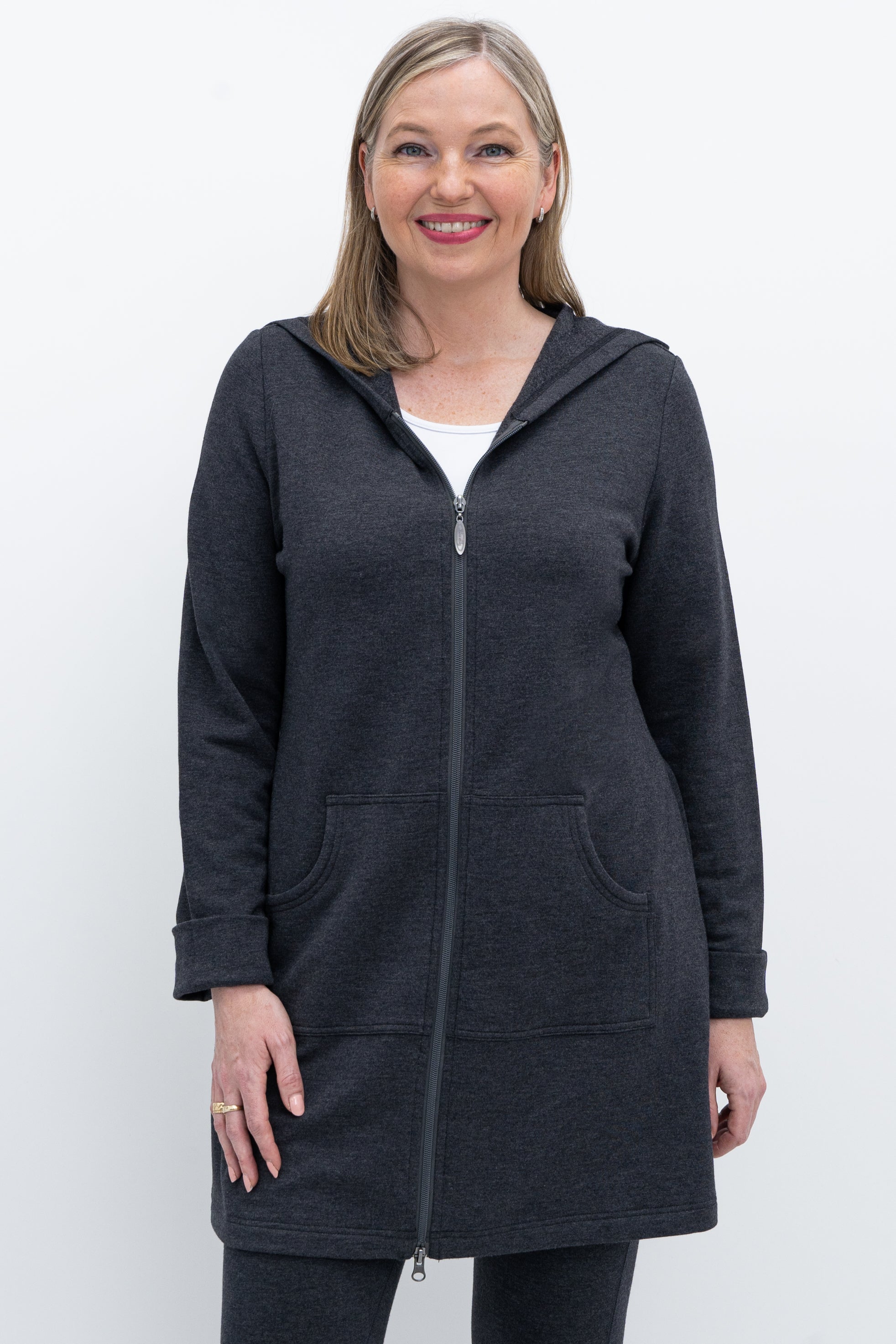Men's Cortes Jacket - Graphite Bamboo Fleece Lined for Warmth & Comfort | Perfect for Outdoor Hiking, Camping & Winter Activities