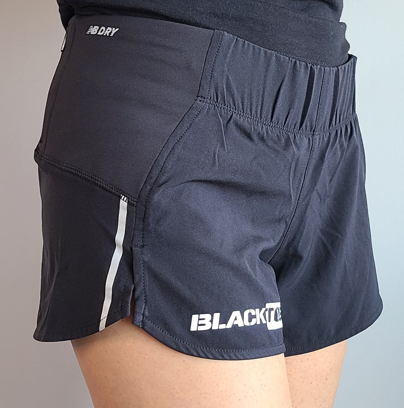 BlackToe Women's NB 3 Impact Running Shorts - Lightweight & Breathable for Workouts, Jogging & Gym Training