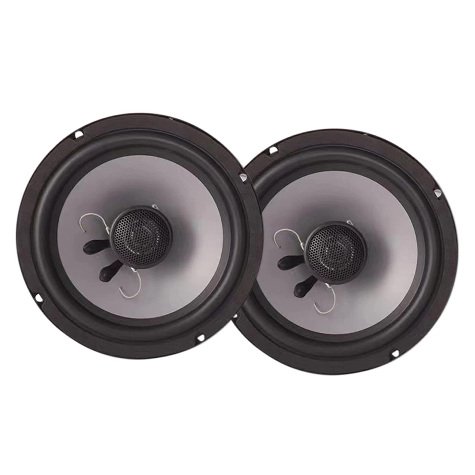 Shkalacar 1 Pair 6.5 Inch 100W Coaxial Car Speakers - Universal Audio Stereo System for Clear Sound | Perfect for Car Audio Upgrades & Enhanced Music Experience