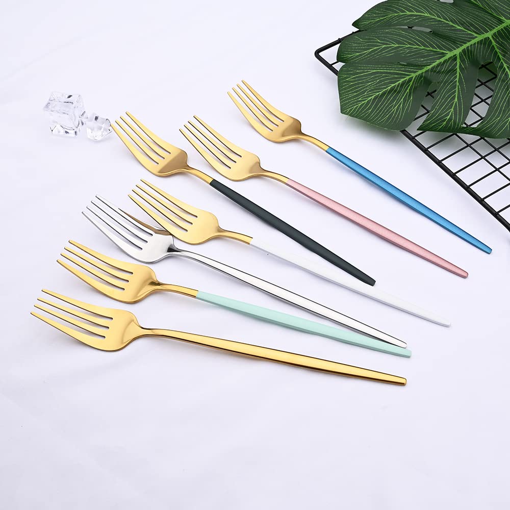 20-Piece Pink Gold Silverware Set for 4 - Stainless Steel Flatware Cutlery Set for Home, Restaurant & Hotel - Mirror Polished Dishwasher Safe Utensils with Dessert Forks & Spoons - Perfect for Dining, Parties & Wedding Gifts