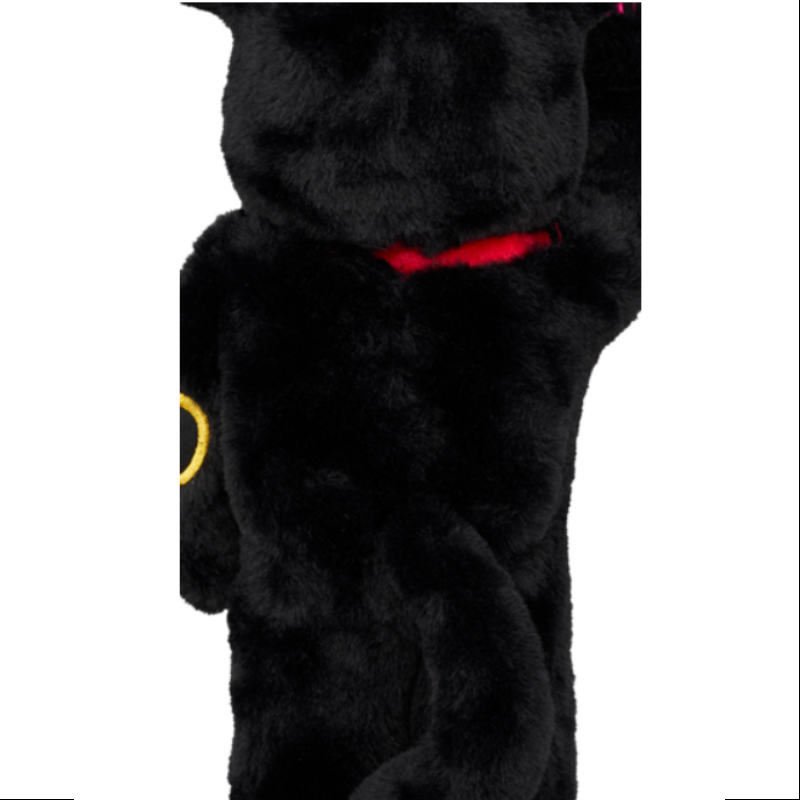 Be@rbrick Lucky Cat Kigurumi Black 400% Limited Edition 2024 - Japanese Collectible Vinyl Art Toy for Home Display & Anime Fans