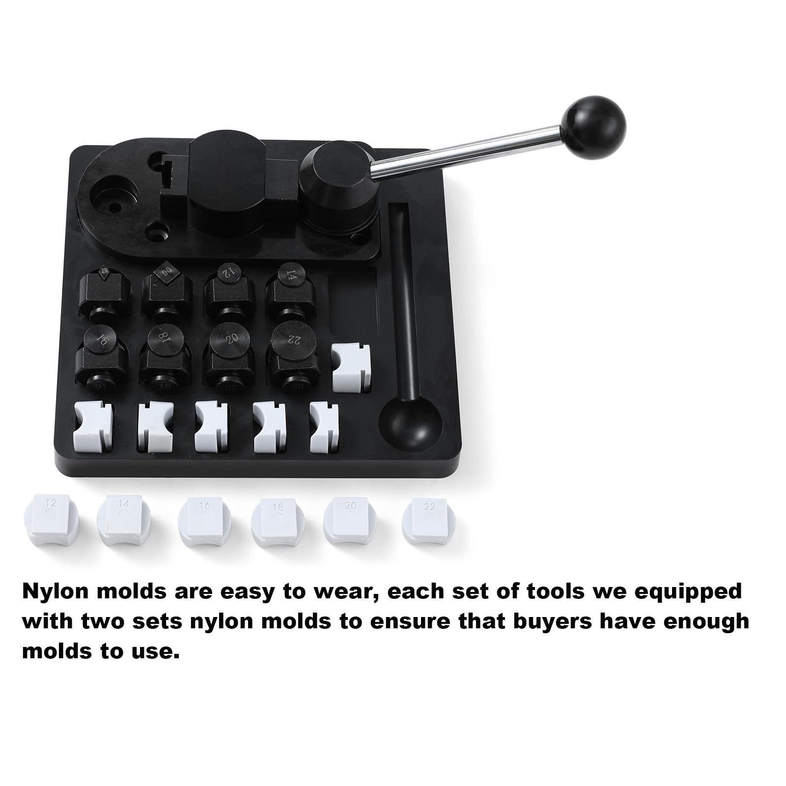 DWIKE Ring Bender Tool with Nylon Dies - Professional Jewelry Making Kit for Metal Wire Rings, DIY Crafting & Jewelry Repair (Perfect for Jewelers, Hobbyists & Handmade Ring Design)