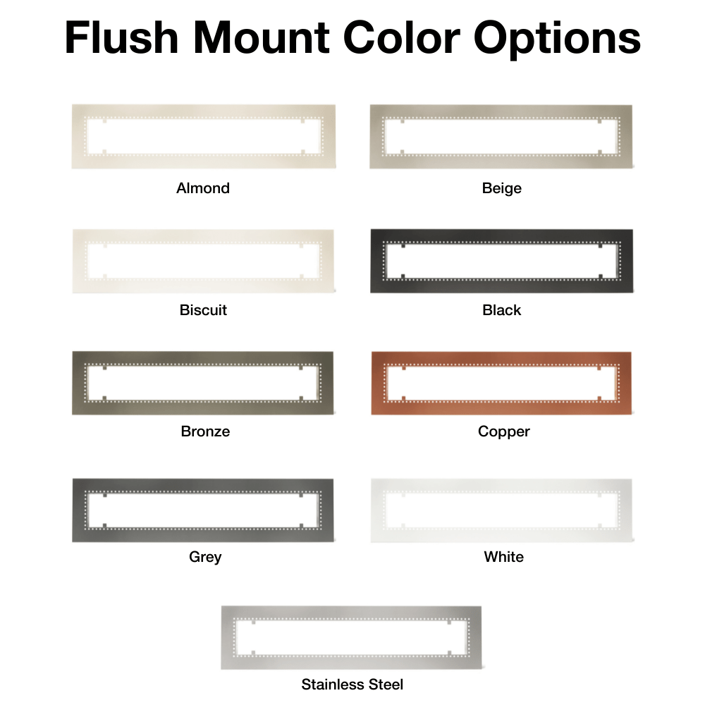 Infratech Flush Mount Frames for W/WD & C/CD Series Heaters - Premium Indoor/Outdoor Heating Solution for Patios, Decks & Commercial Spaces
