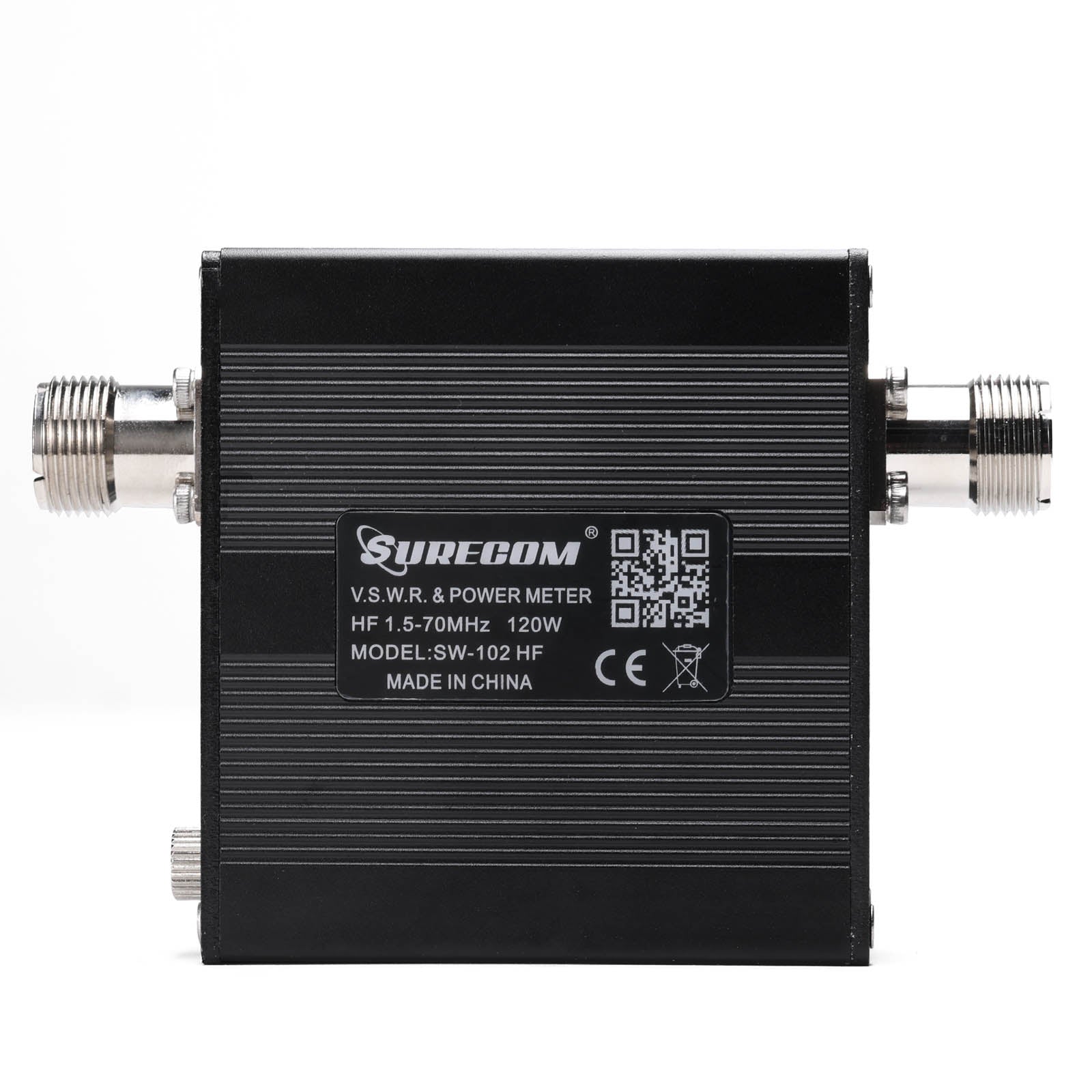 Surecom SW 102UV/SW 102HF Dual Band HF SWR Power Meter - 120W Max for Ham Radio, CB & Antenna Tuning - Perfect for Field Testing & Station Setup