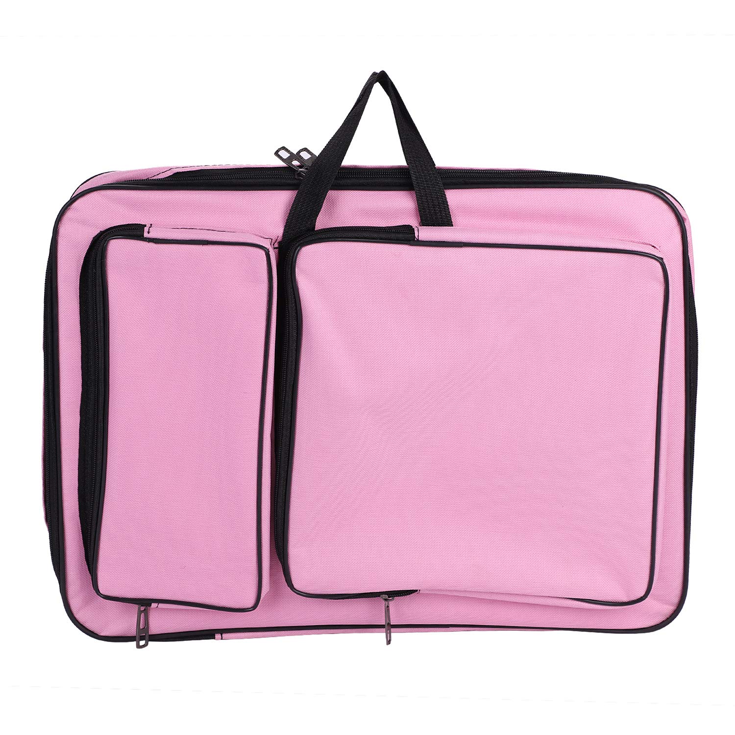 A3 Art Portfolio Carry Case - Adjustable Waterproof Artist Tote Bag with Zipper, Portable Drawing Board Storage for Sketching, Painting & School Projects - Perfect for Artists, Students & Professionals