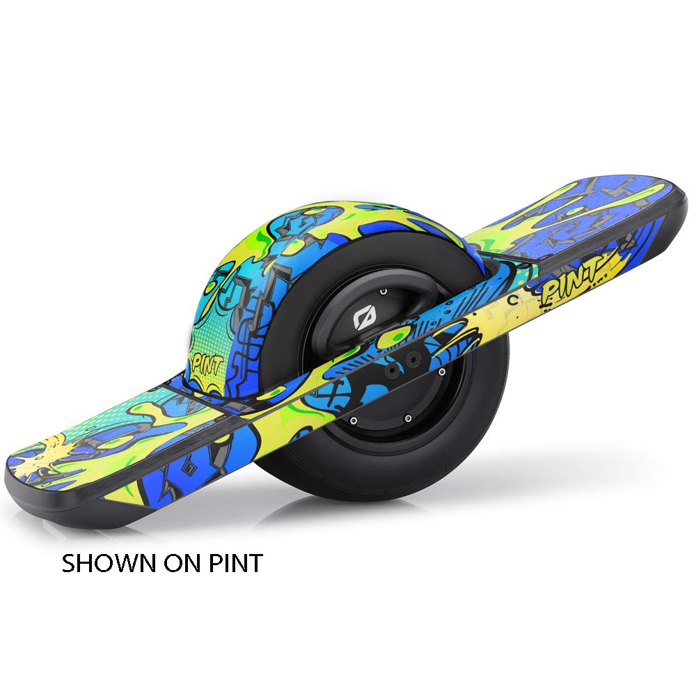 OneWheel Plus XR Graphics Kit - Zany Blue Design Rail & Fender Decals with Grip Tape - Earth SURF Collection by Senge Graphics Inc. - Customize Your Electric Skateboard for Street Surfing & Urban Commuting