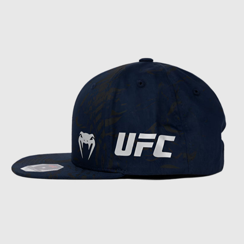 VENUM UFC Fusion Flat Bill Snapback Hat - Navy Blue & Black - MMA Training, Fighting, Streetwear Fashion