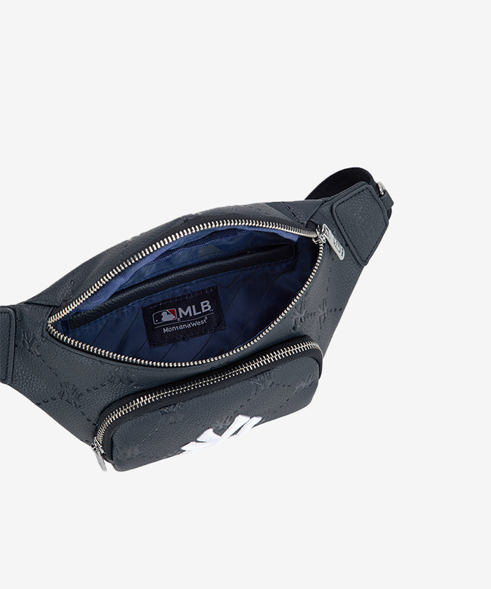 MLB New York Yankees Fanny Pack Waist Bag - Official Licensed Baseball Fan Gear for Men & Women - Perfect for Games, Concerts & Travel Accessories