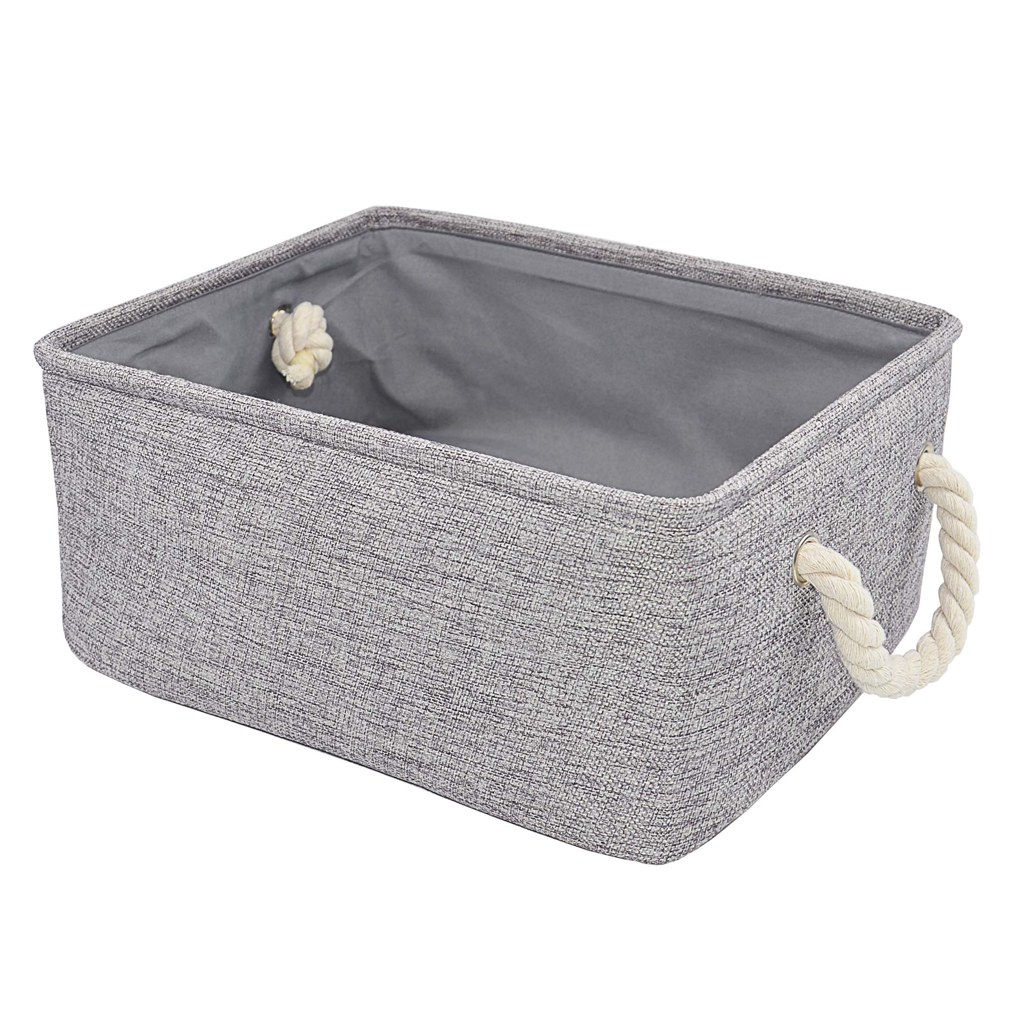 Silanto Storage Baskets - Nursery Organizer for Toys, Clothes & Books (Grey) - Perfect for Home & Kids Room