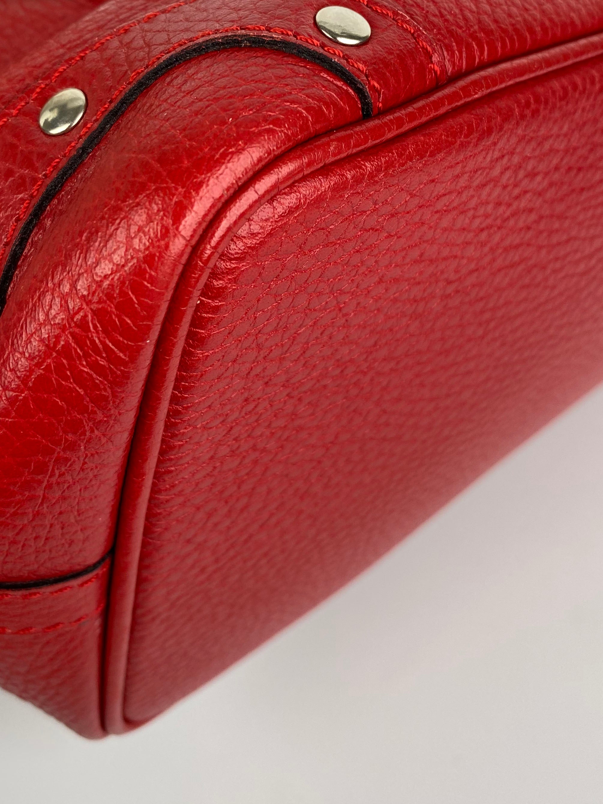 Authentic Burberry Small Vintage Crossbody Bag in Red | Luxury Leather Handbag for Women | Perfect for Date Night, Travel & Everyday Use