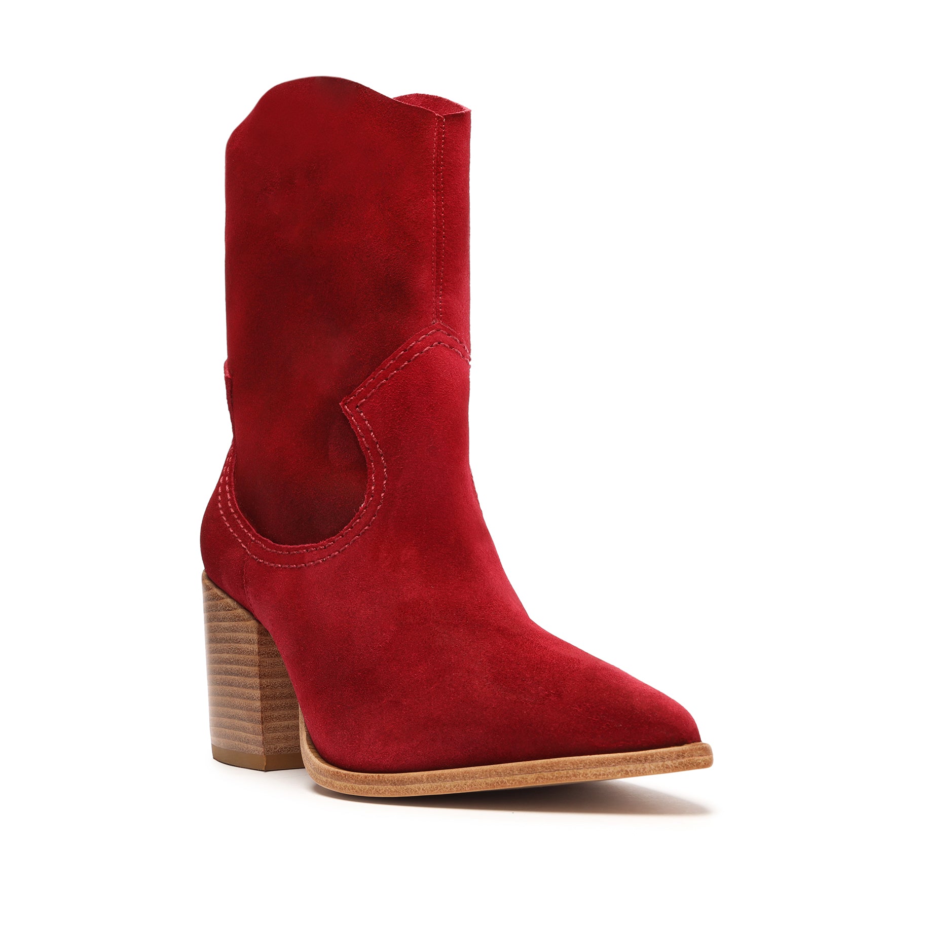 Tessie Suede Bootie Women's Comfortable Ankle Boots - Stylish Fall & Winter Shoes for Casual Outfits, Office Wear & Date Nights