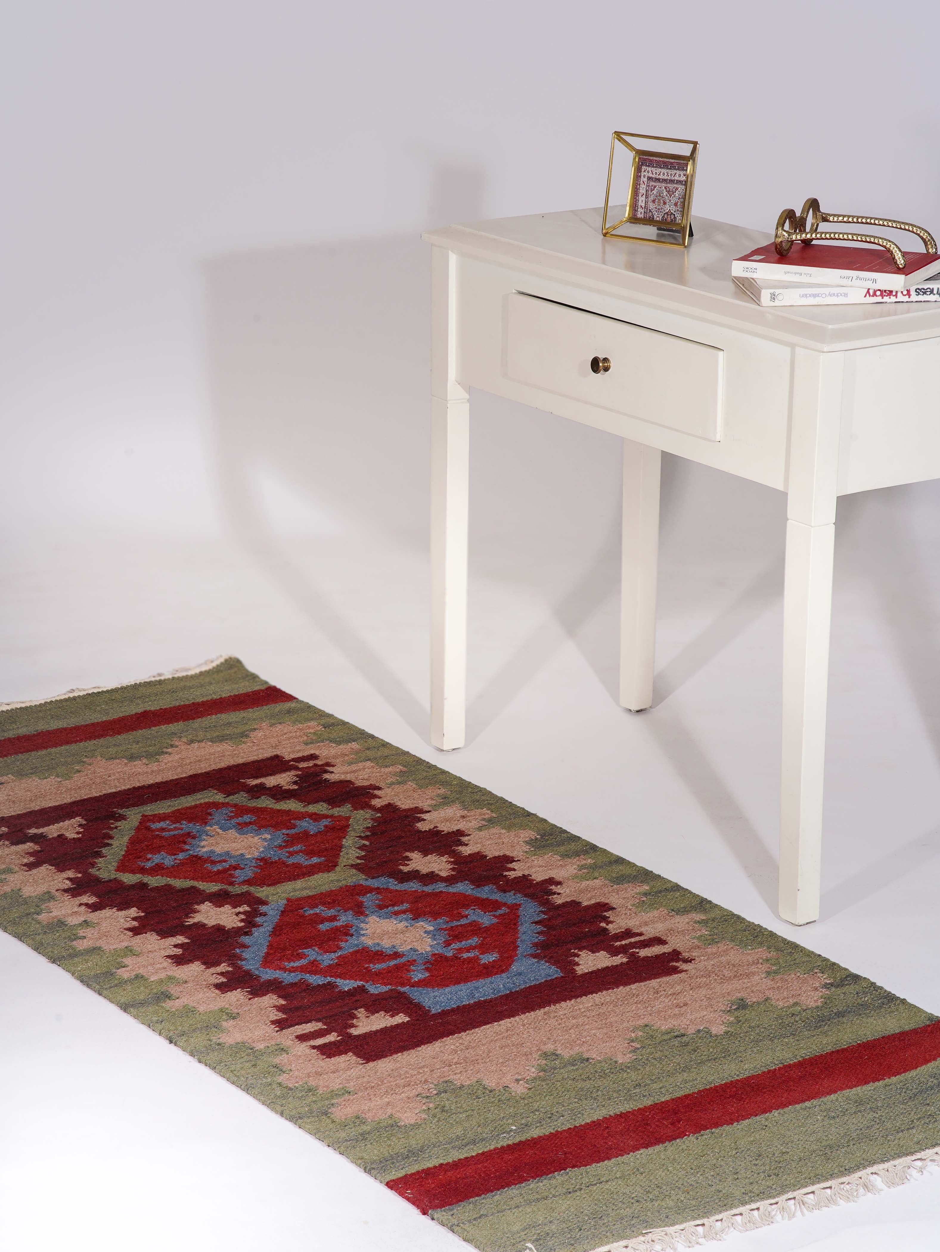 Hand Woven Bohemian Ecstasy Area Rug - Soft & Durable for Living Room, Bedroom, or Nursery Decor