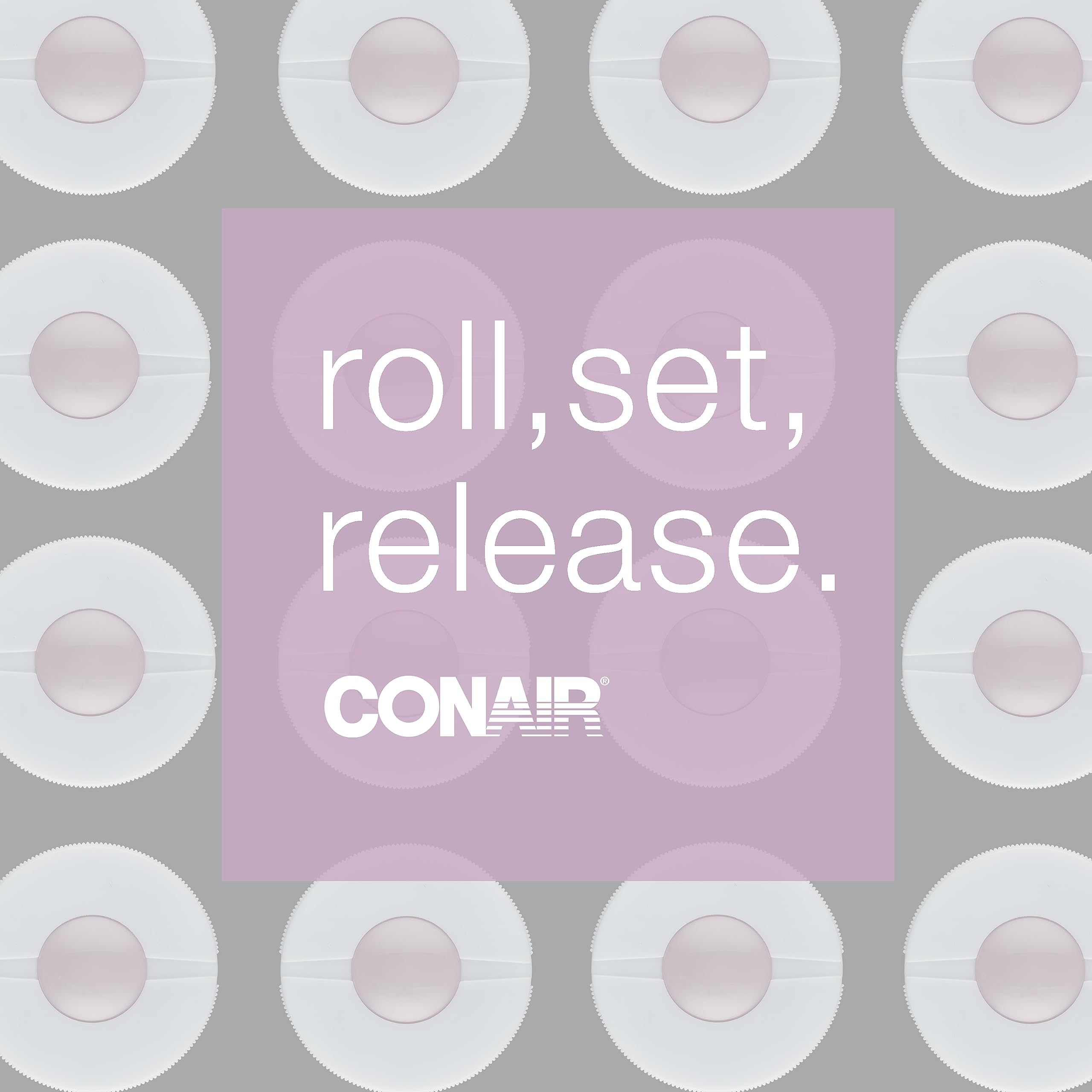 Conair Hot Rollers Hair Curlers Set for Long, Medium & Short Hair - 2 Inch Heated Rollers with Hair Clips Included | Amazon Exclusive | Perfect for Home Styling, Parties & Special Occasions