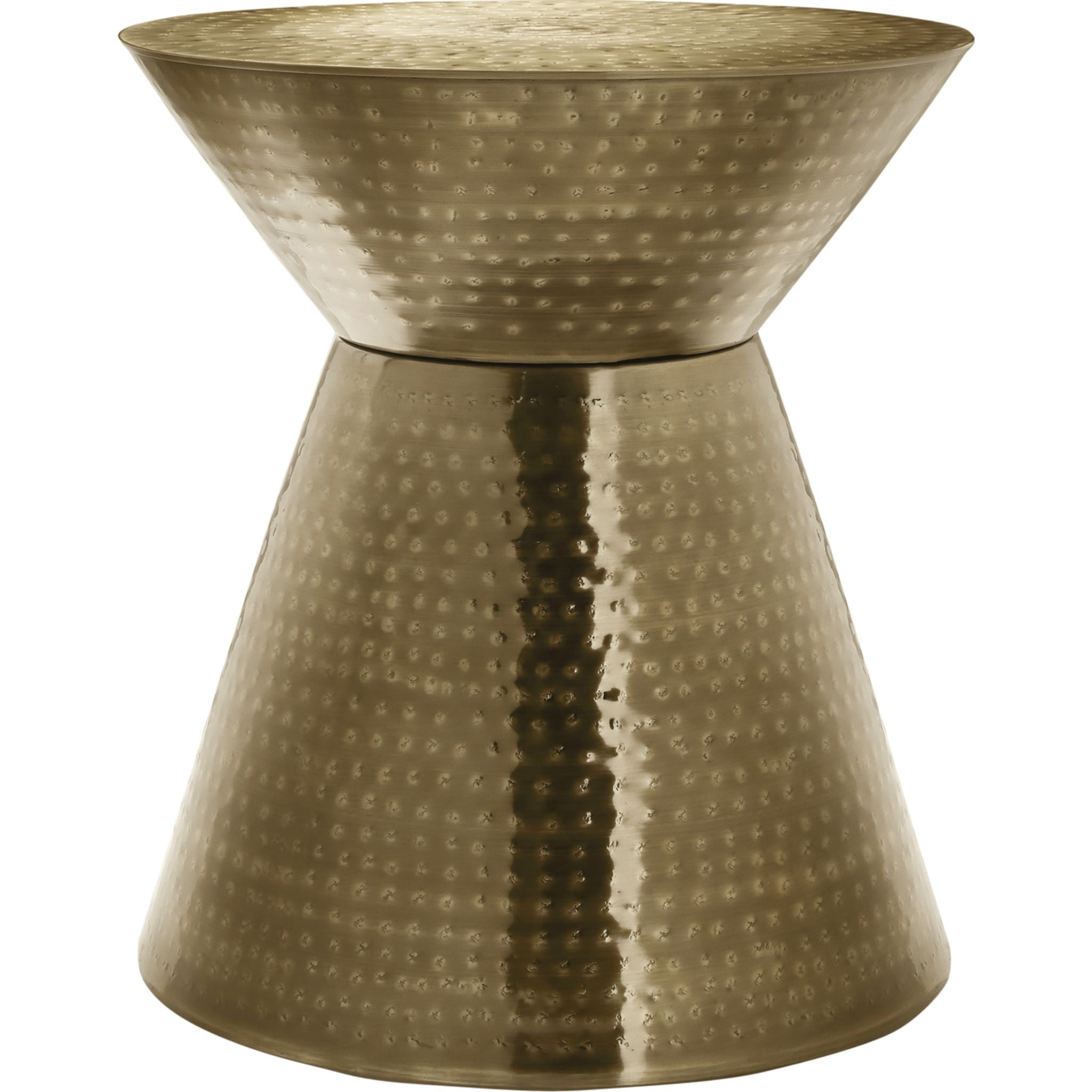 Alyvia Modern Accent Table - Stylish Side Table for Living Room, Bedroom & Office - Small End Table with Sturdy Metal Base - Perfect for Home Decor & Compact Spaces