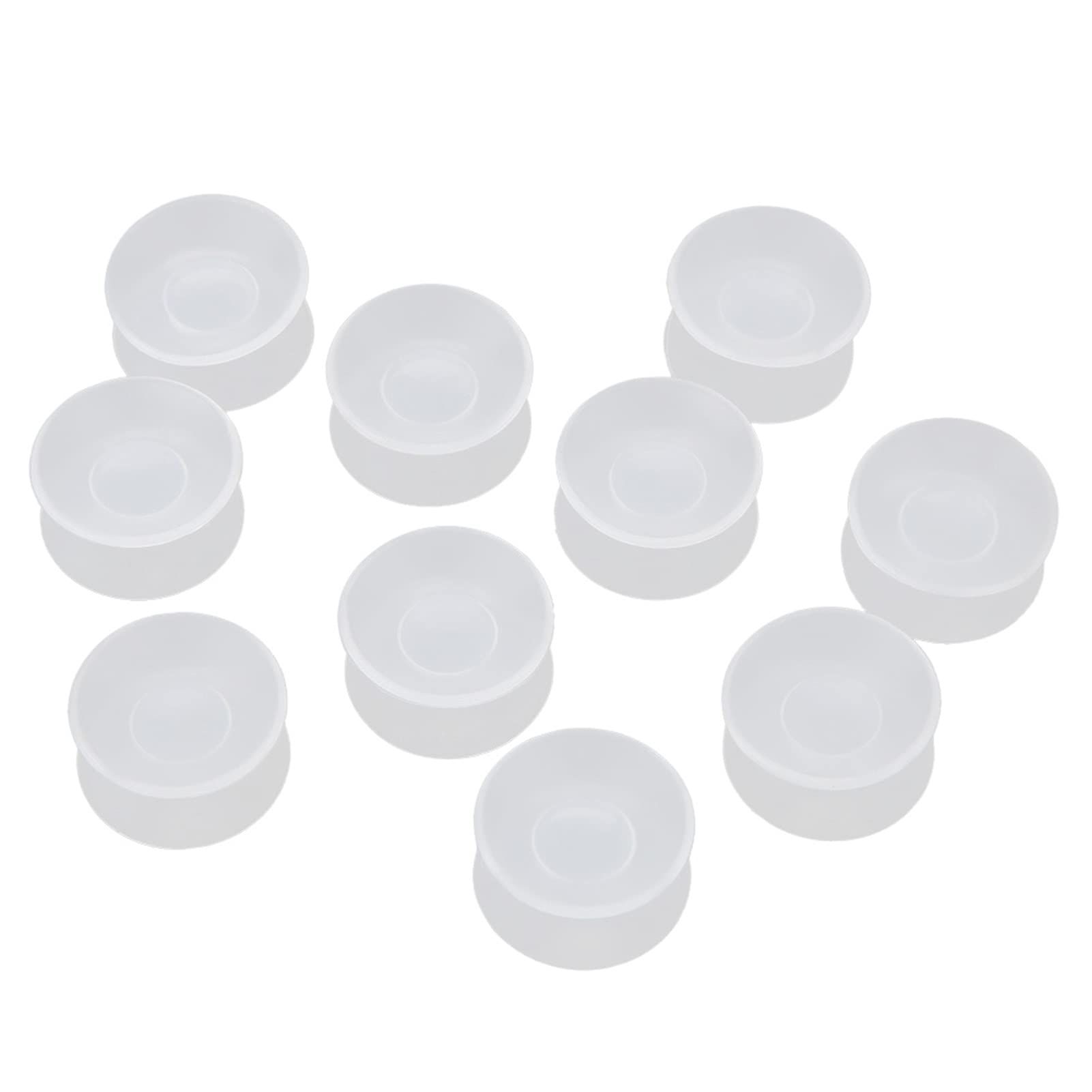 Xirfuni Ultra Strong Clear Silicone Suction Cups - Double Sided Heavy Duty Suction Pads for Glass, Aquariums, Fish Tanks, Windows, Mirrors & Bathroom Organization - Secure Hold for Home & Office Use