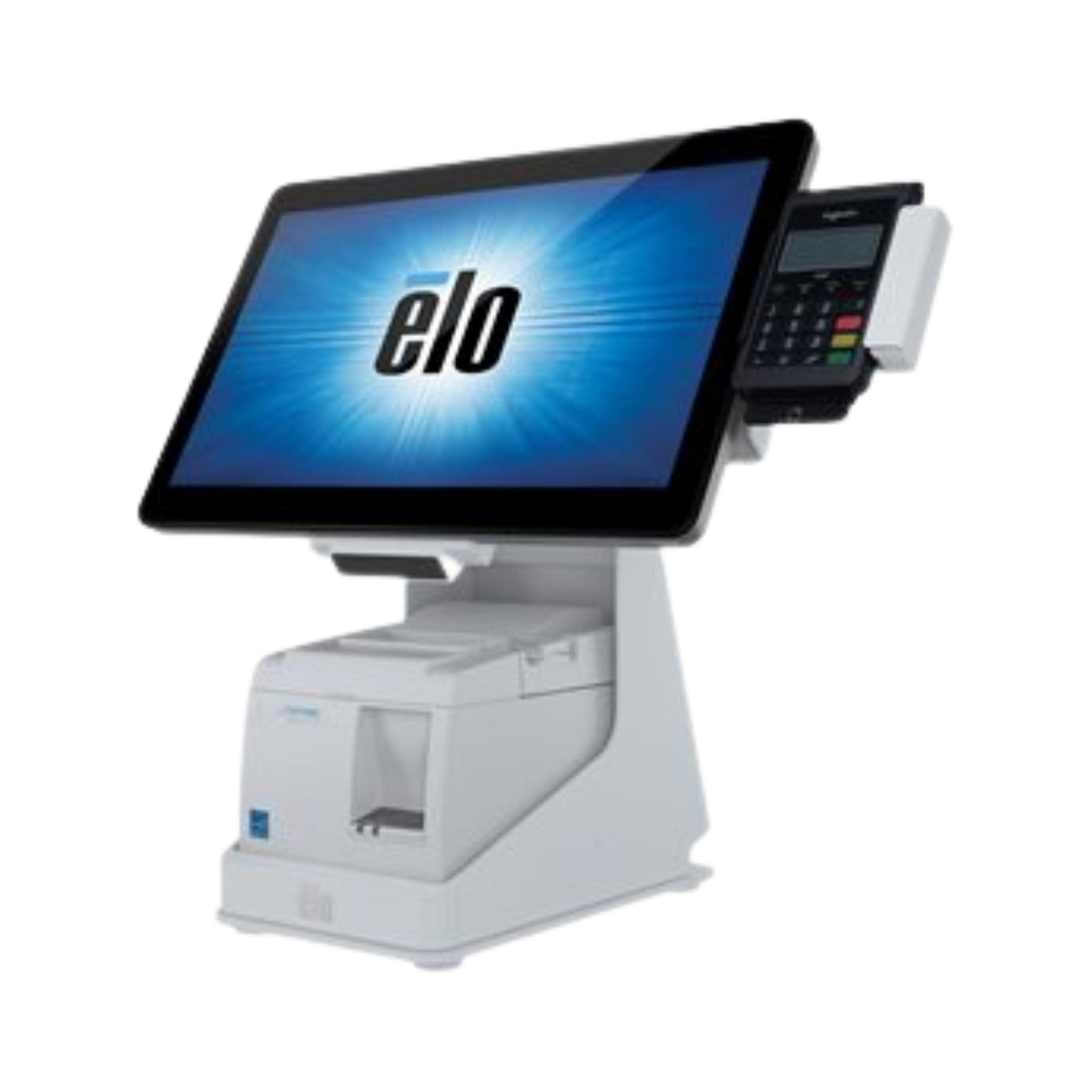 Elo Wallaby POS Stand with Flip Capability - Durable Countertop Mount for Retail & Restaurant Use - Secure Tablet Holder for iPad, Android Devices - Perfect for Cash Wrap, Drive-Thru & Customer Checkout Stations