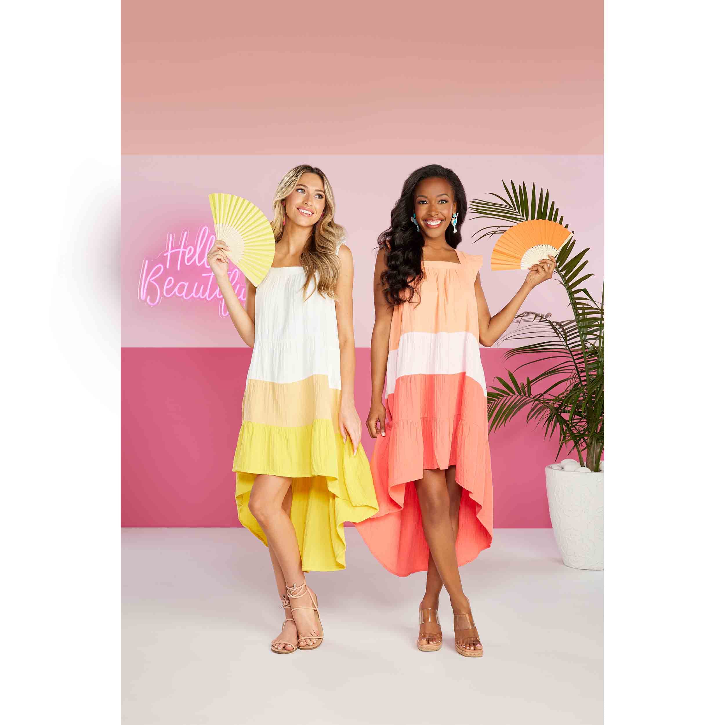 Mud Pie Women's Sleeveless Colorblock Dress - Stylish Summer Casual Dress for Beach, Party & Vacation | Flattering Fit & Comfortable Fabric