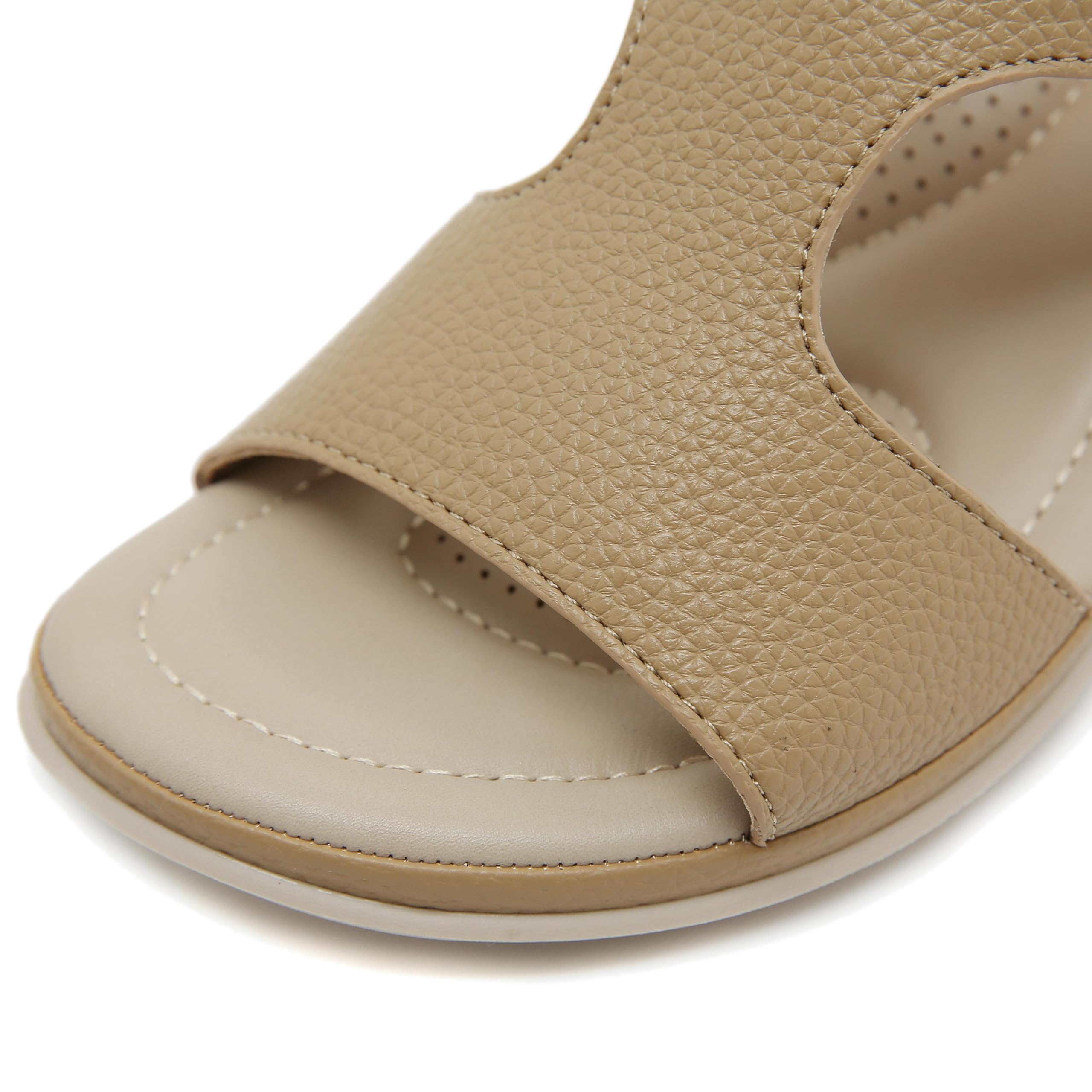 Women's Comfortable Walking Sandals with Ankle Strap - Summer Casual Wedge Sandals for Outdoor, Beach & Vacation
