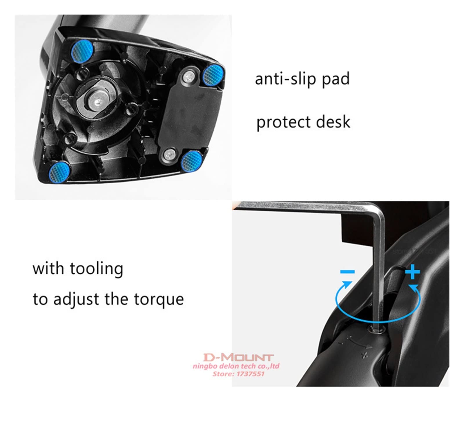 H80 Dual Monitor Arm Mount - 17 to 27 Inch Gas Spring Full Motion LCD TV Bracket with USB 3.0 Ports (2 Pack) - Perfect for Home Office, Gaming Setup & Workspace Ergonomics