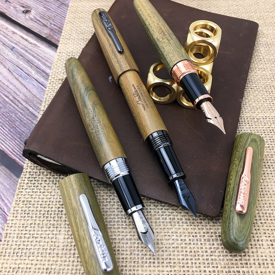 Conklin All American 898 Fountain Pen - Limited Edition Pau Preto with Gunmetal Trim - Premium Writing Instrument for Professionals & Collectors - Perfect for Signatures, Calligraphy & Gift Giving