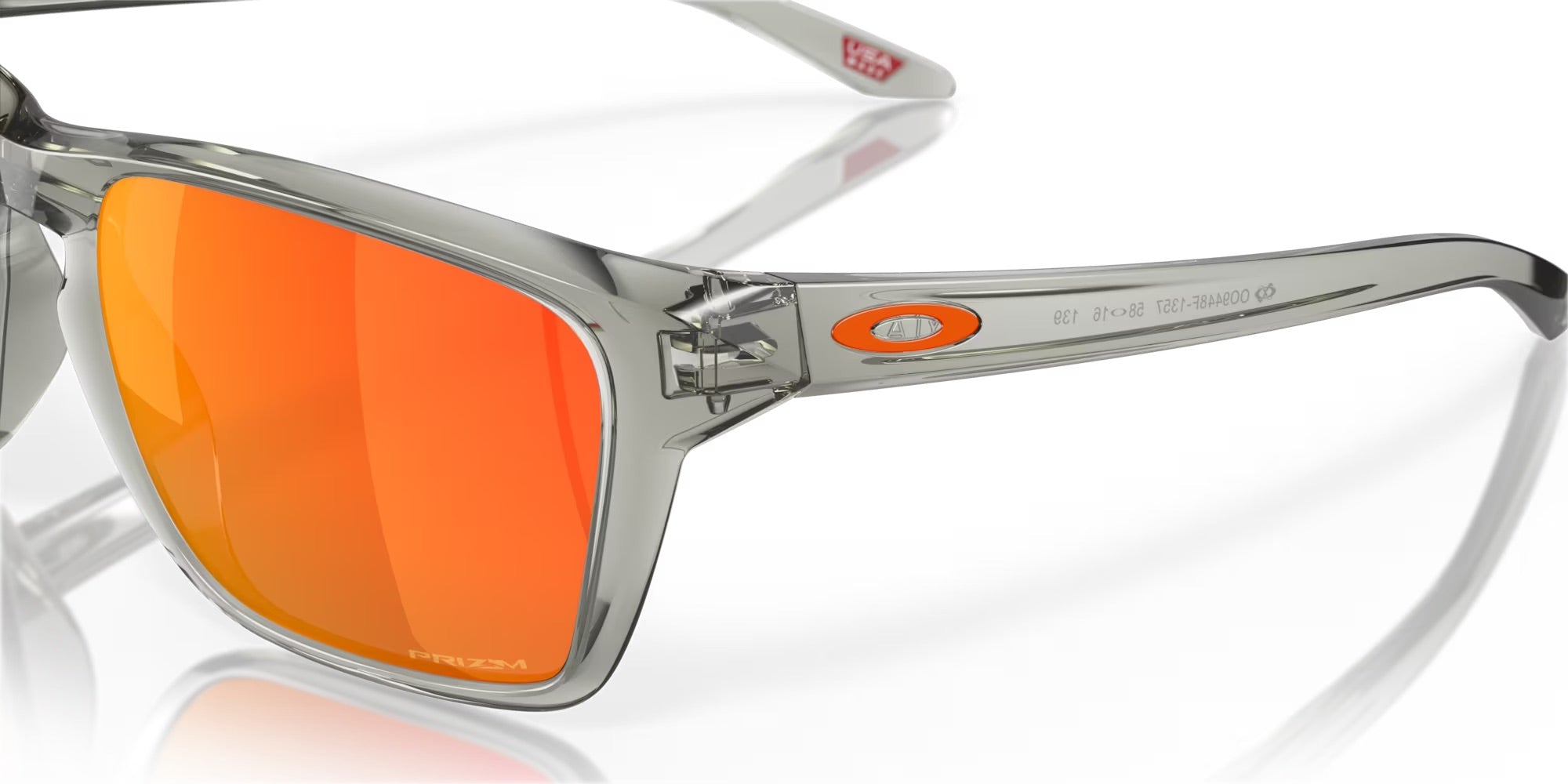 Oakley Sylas (A) Grey Ink Prizm Ruby Sunglasses - Polarized Sports & Outdoor Sunglasses for Running, Cycling, and Driving - UV Protection & Anti-Glare Lenses