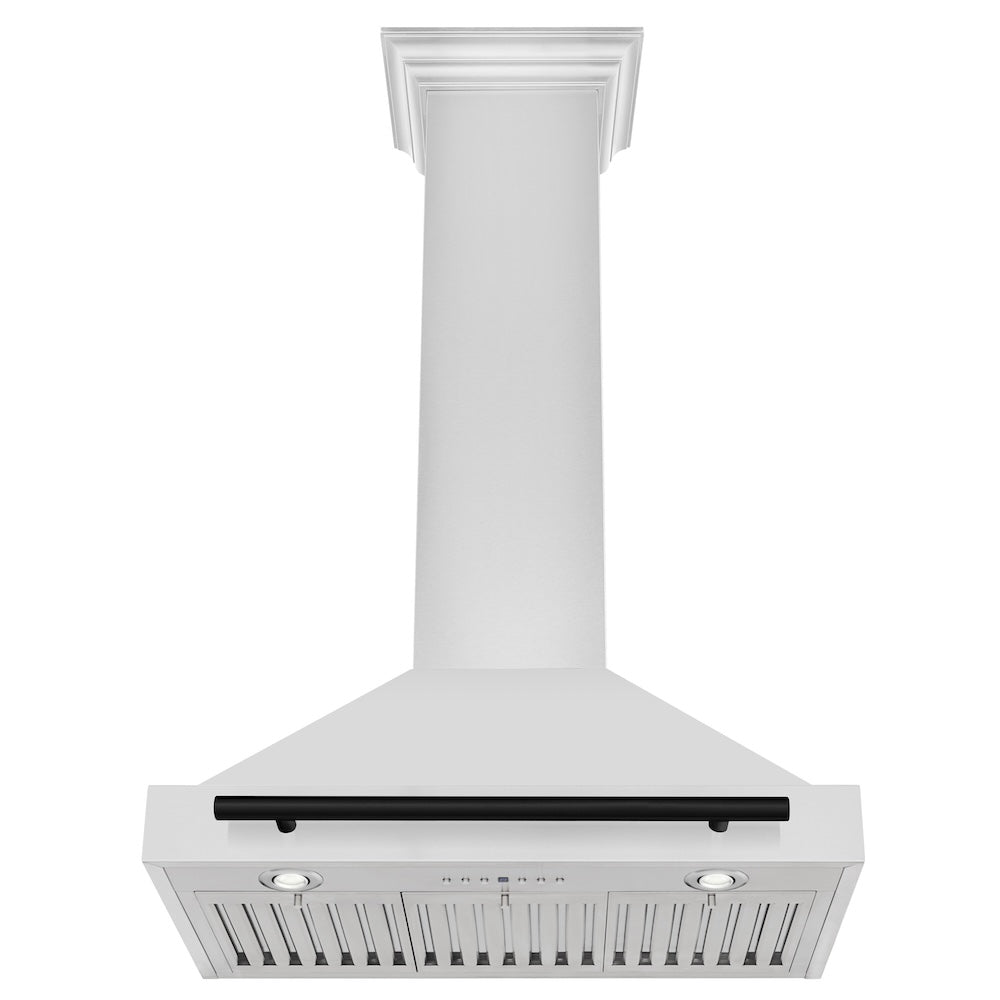 ZLINE KB4STZ 30 Autograph Edition 30-inch Convertible Stainless Steel Range Hood with Premium Shell & Accents - Powerful Kitchen Ventilation for Gas Stoves & Cooking Areas