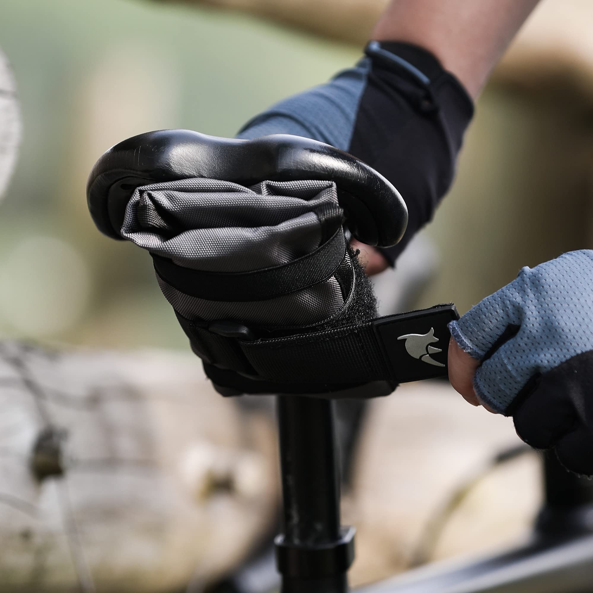 Rhinowalk Bike Saddle Bag - Waterproof Bicycle Roll Tool Pouch for Repair Essentials | Compact Storage for Mountain, Road & Fixed Gear Bikes | Perfect for Commuting, Cycling Trips & Emergency Repairs