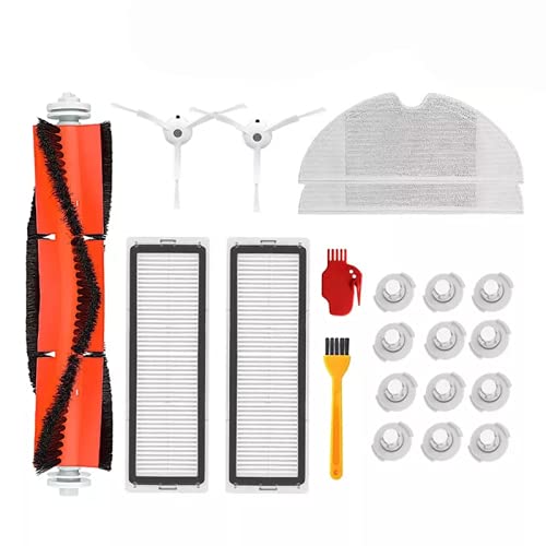 Original Title: Suitable for Xiaomi Roborock 1S Robot Accessories Reverse Side Brush Set Main Brush Filter Element   Optimized Title: **Xiaomi Roborock 1S Replacement Side Brush & Main Brush Filter Set – Compatible with Roborock Robot Vacuum Cleaner – Perfect for Hardwood Floors & Pet Hair Cleaning**