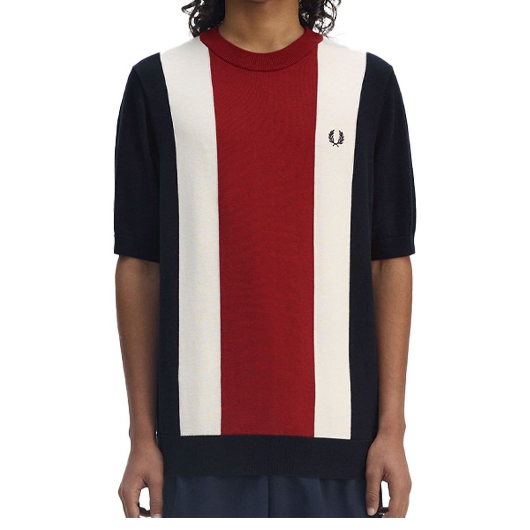Vertical Stripe Knitted T-Shirt for Men & Women - Soft Cotton Casual Tee for Everyday Wear, Work, and Outings