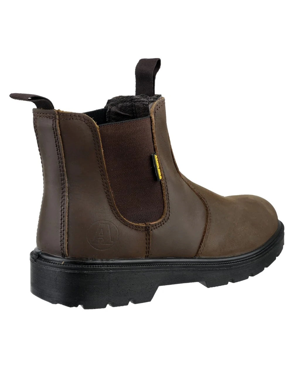 Amblers Safety FS128 Slip-Resistant Work Boots for Men - Durable Pull-On Safety Shoes for Construction & Warehouse - Ideal for Heavy Duty & Outdoor Work