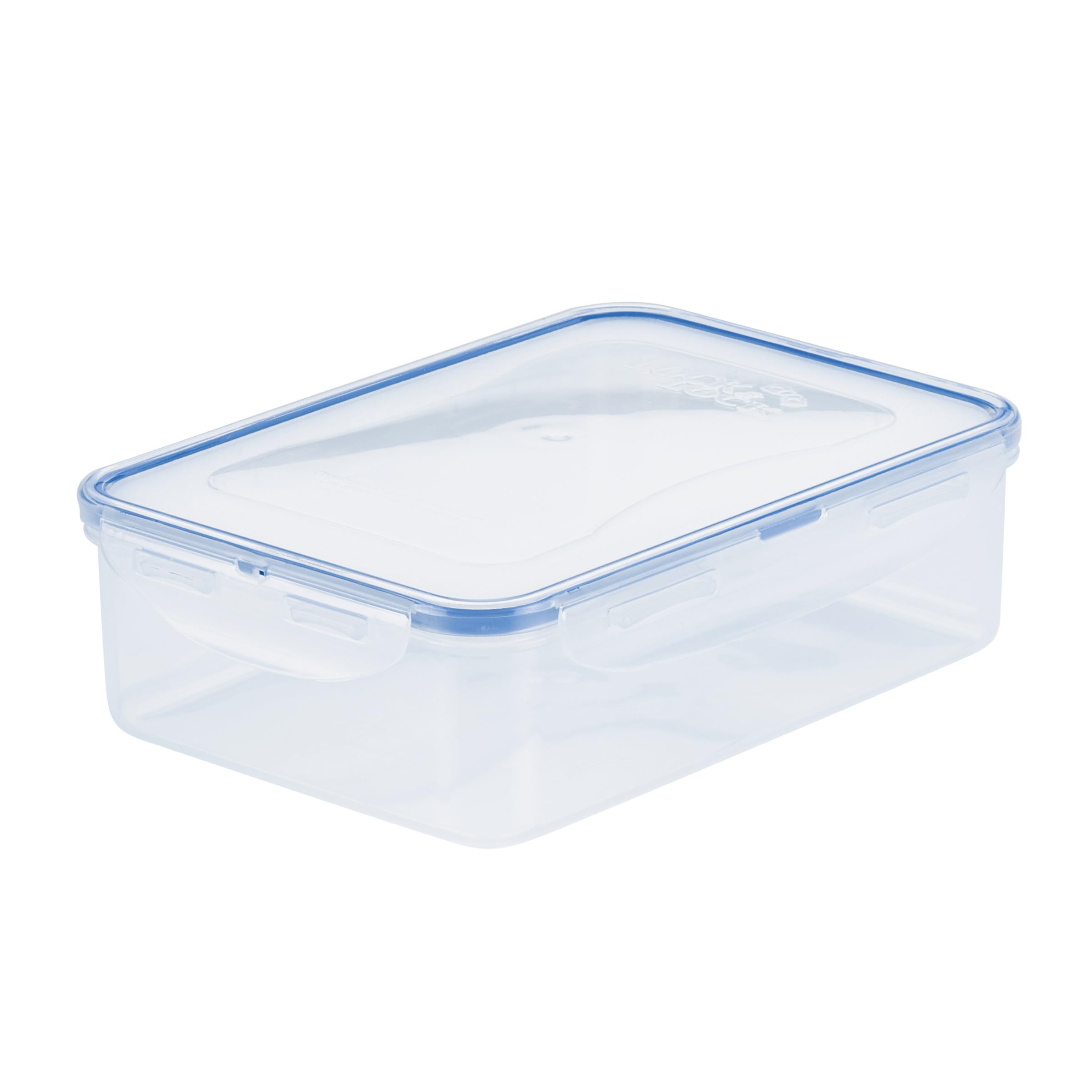 LOCK & LOCK Airtight Food Storage Containers with Lids - 54oz BPA-Free Plastic Kitchen Organizers for Meal Prep, Leftovers & Pantry Organization (Set of 4, Clear) - Perfect for Home, Office & Dorm Use