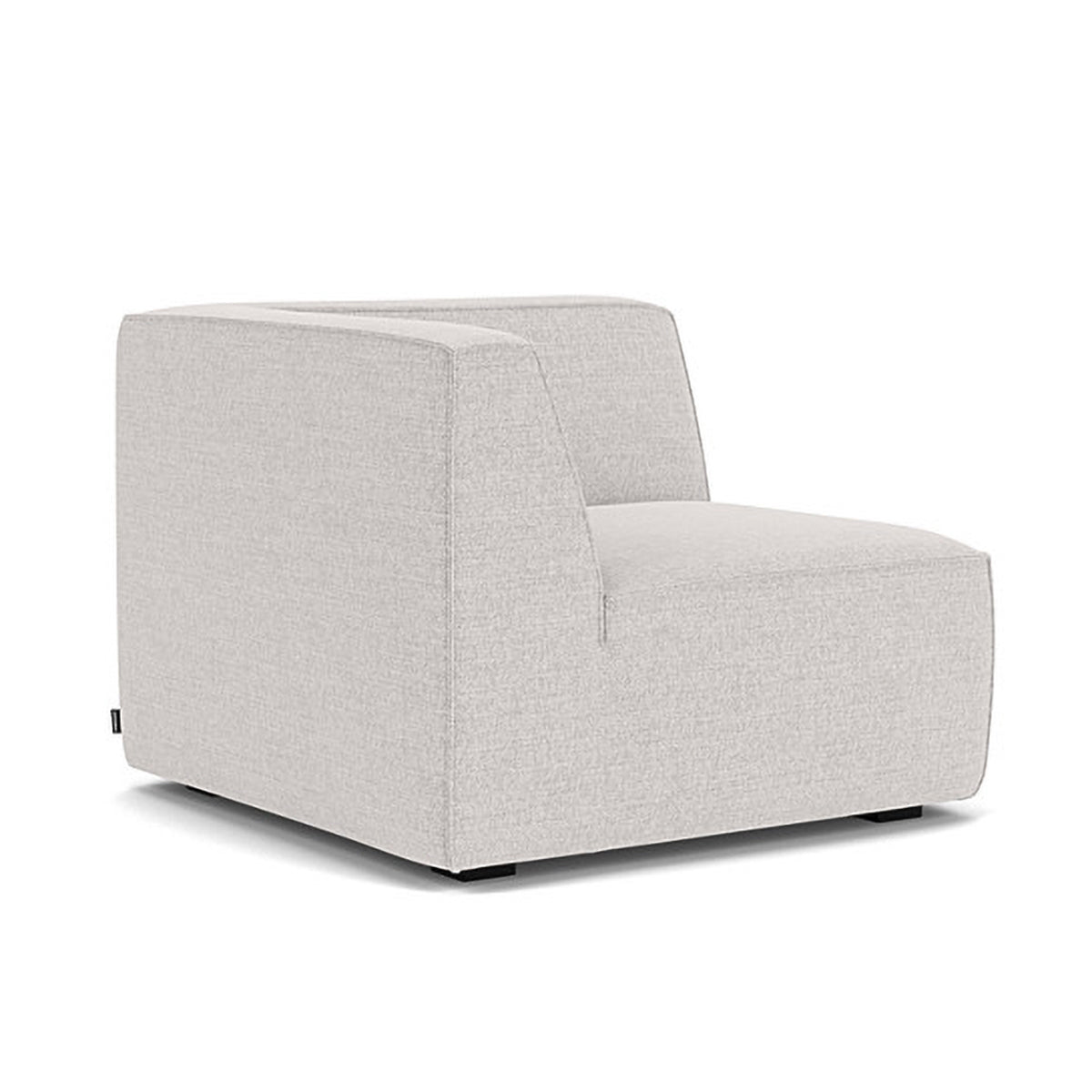 1-Seater Right Corner Modular Sofa in Durable Dane Fabric - Perfect for Small Apartments, Living Rooms & Cozy Spaces