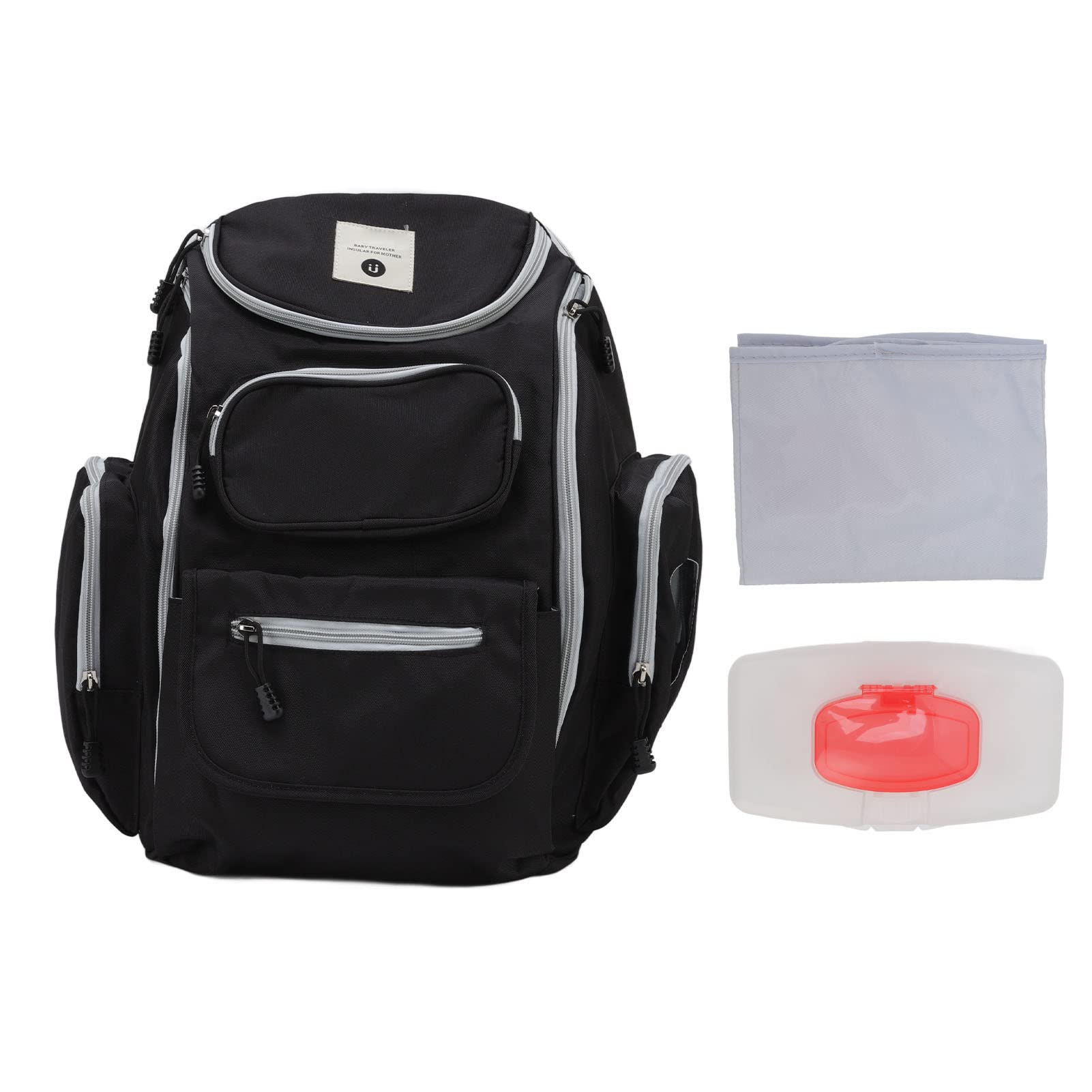 Dilwe Waterproof Nylon Maternity Diaper Bag - Large Capacity Multifunctional Backpack for Mom - Perfect for Outdoor, Travel & Baby Essentials Organization
