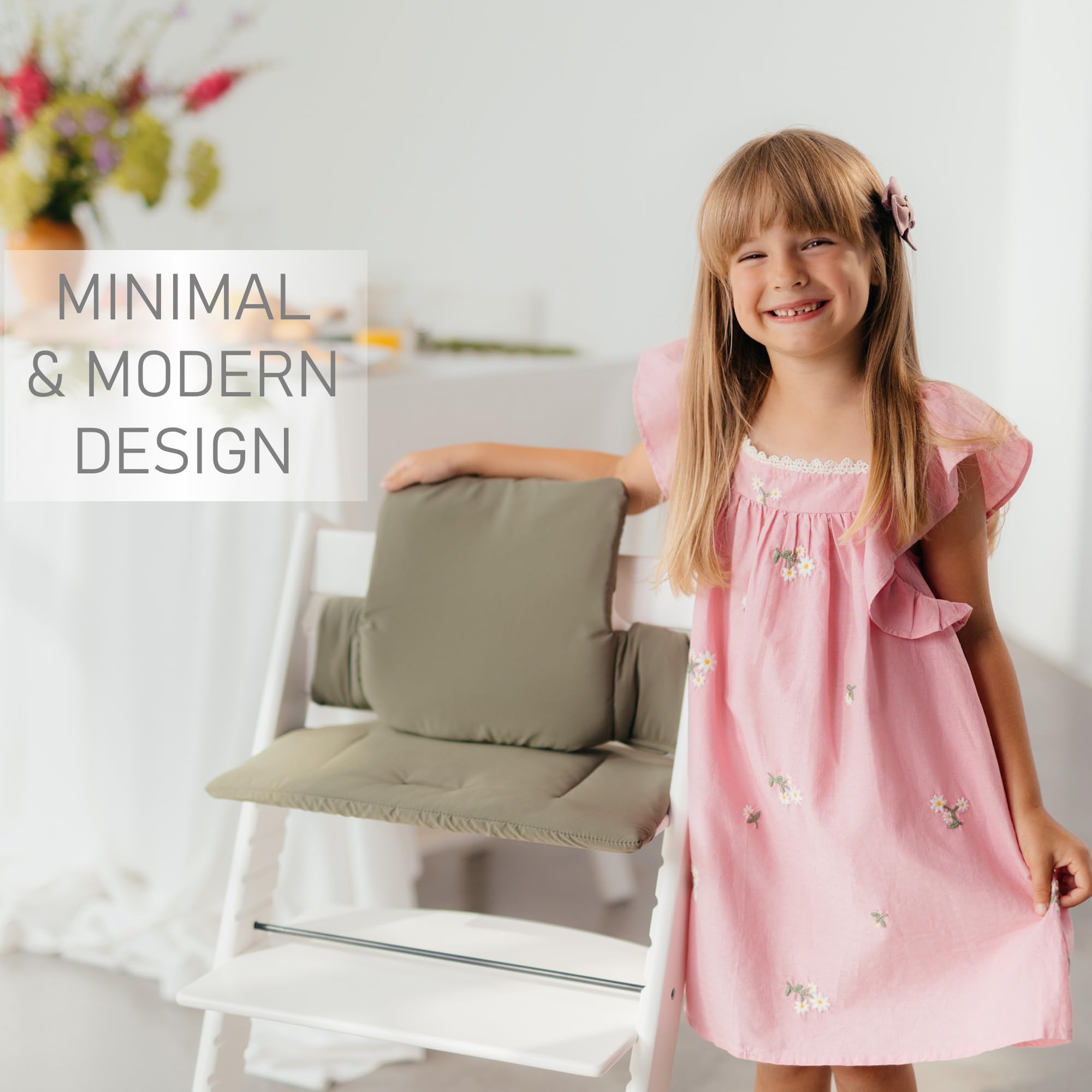 Stokke Tripp Trapp Cushion - Waterproof High Chair Seat Cover for Babies - Easy Clean Nursery Accessory for Feeding Time