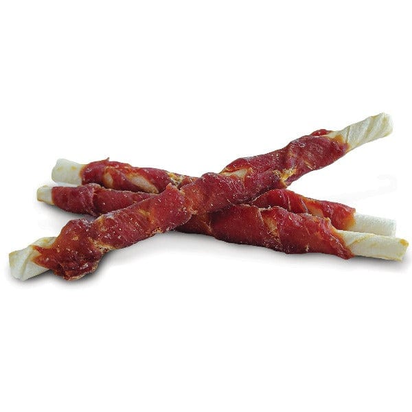 Dogit Snack Bar Twists Dog Treats - Duck Flavor, Natural & Healthy Chews for Small & Large Dogs | Perfect for Training Rewards & Dental Care