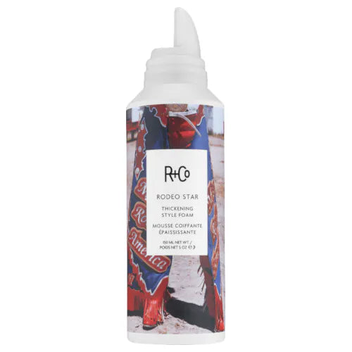 R+Co RODEO STAR Thickening Style Foam for Voluminous Hair - Lightweight Styling Foam for Fine & Thin Hair - Adds Body & Texture - Perfect for Everyday Styling & Special Occasions