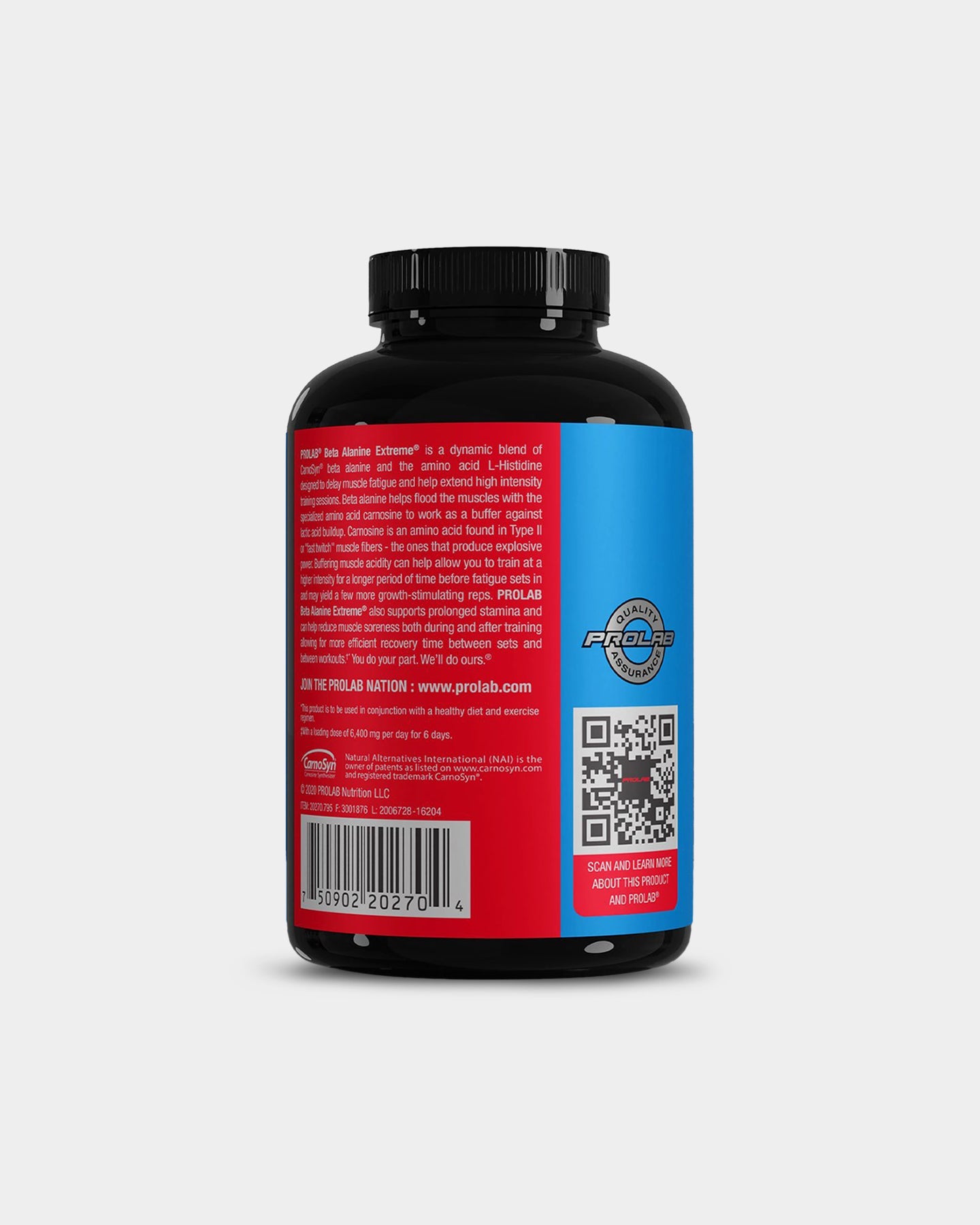 Prolab Nutrition Beta Alanine Powder - Premium Workout Supplement for Muscle Endurance & Strength - Pre-Workout & Athletic Performance Booster