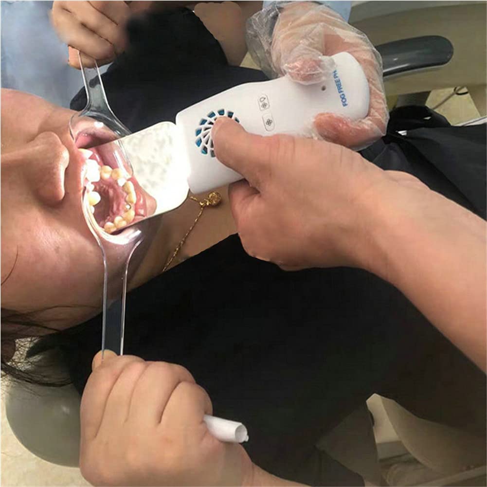Anti-Fog Intraoral Dental Mirrors with Handle - Double-Sided LED Orthodontic Mirror for Dental Photography & Oral Care - Perfect for Dentists, Hygienists & Orthodontic Treatments