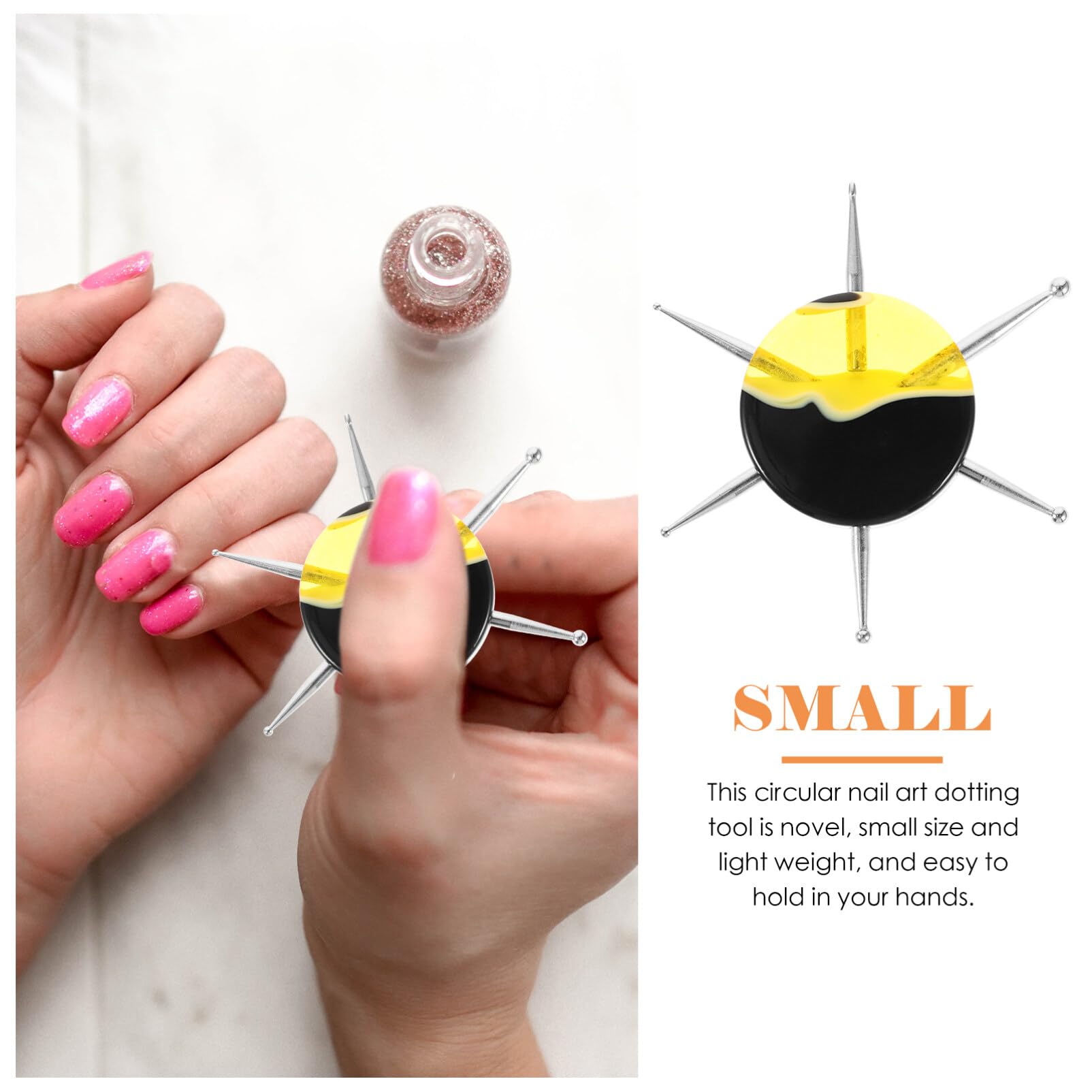 4pcs Circular Dotting Tool Set - Professional Nail Art Dotting Pen for Acrylic, Manicure & Flower Design | Perfect for DIY Nail Art, Salon Use & Creative Dot Painting